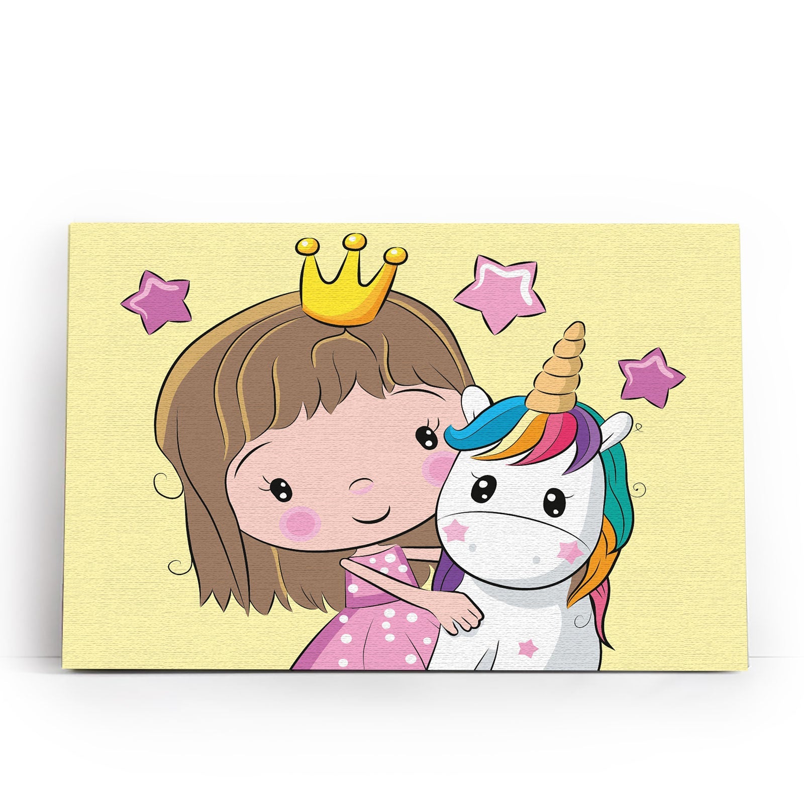 Paint by Numbers 20x30 cm | Princess with a Small Unicorn (MC1103e) – Painting by numbers | Varvikas.Shop