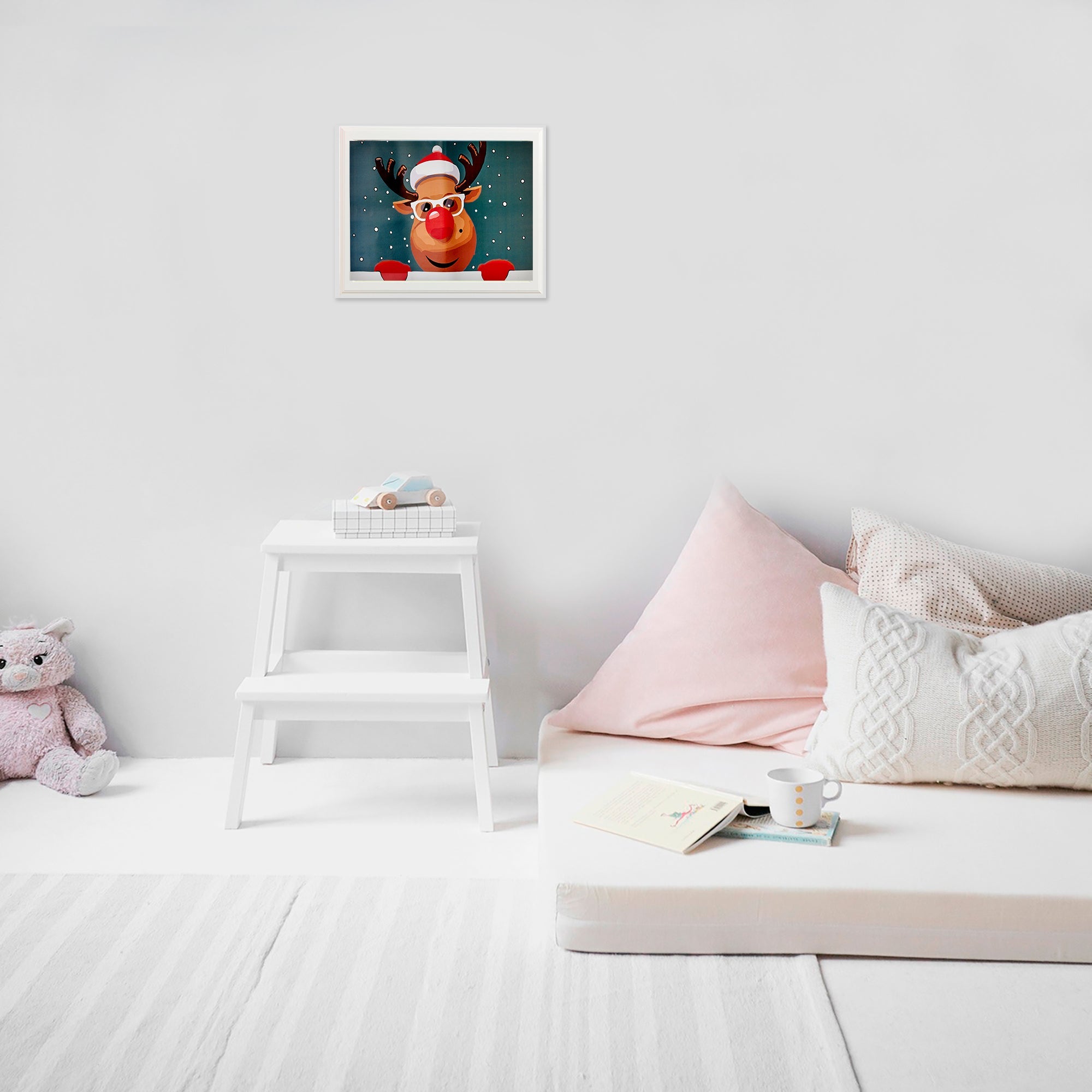 Paint by Numbers 20x30 cm | Rudolph the Red - Nosed Reindeer (MC1055e) – Painting by numbers | Varvikas.Shop