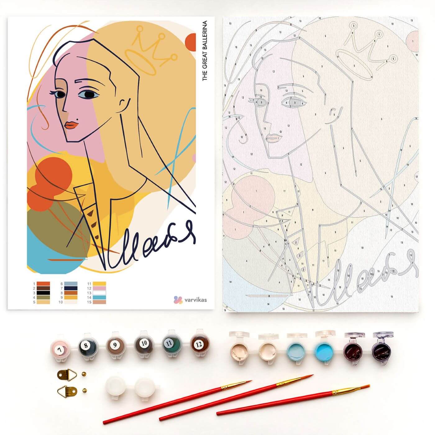 Paint by Numbers 20x30 cm | The Great Ballerina (MC1146e) – Painting by numbers | Varvikas.Shop