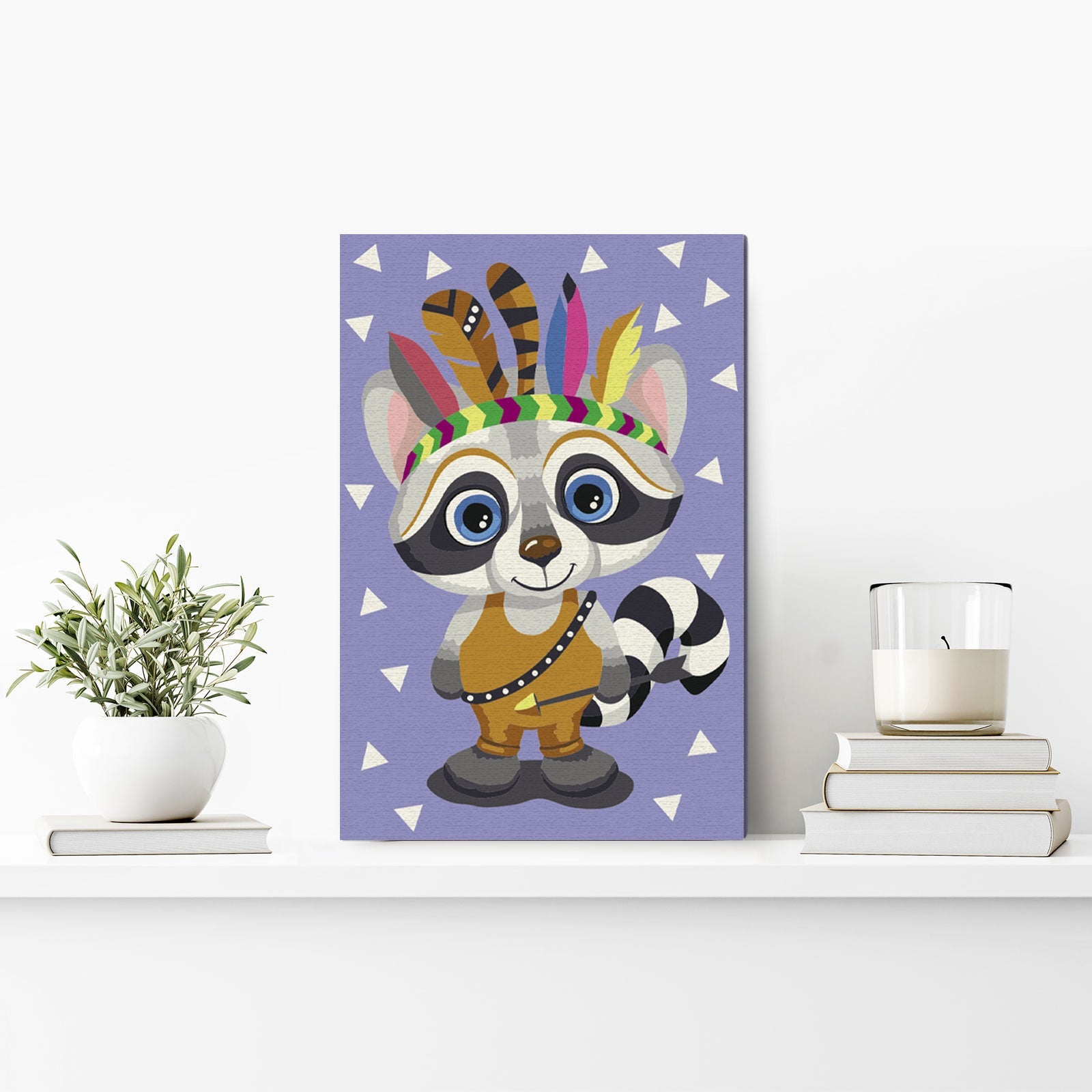 Paint by Numbers 20x30 cm | The Indian (MC1100e) – Painting by numbers | Varvikas.Shop