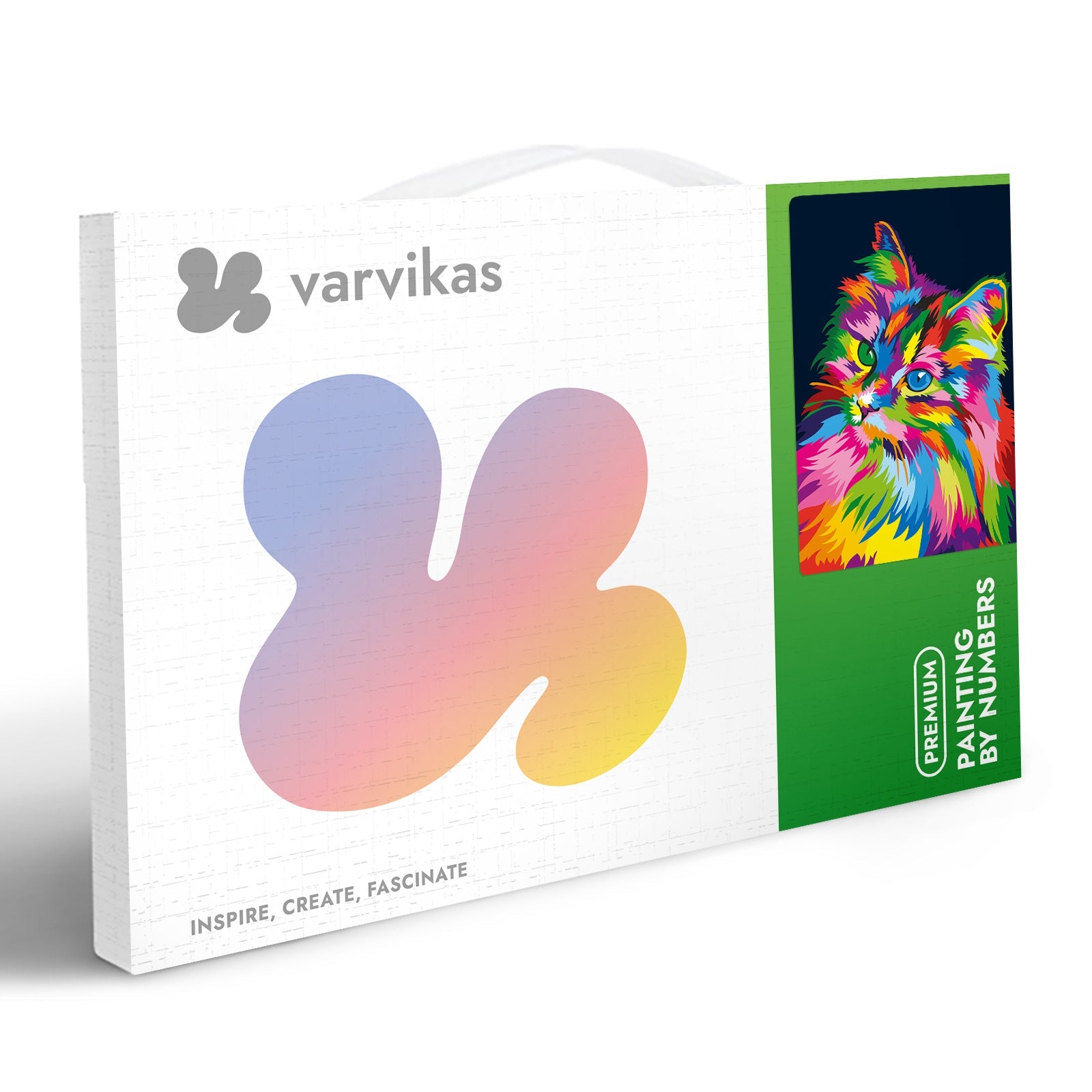 Paint by Numbers 20x30 cm | Through the eyes of a cat (MC1116e) – Painting by numbers | Varvikas.Shop