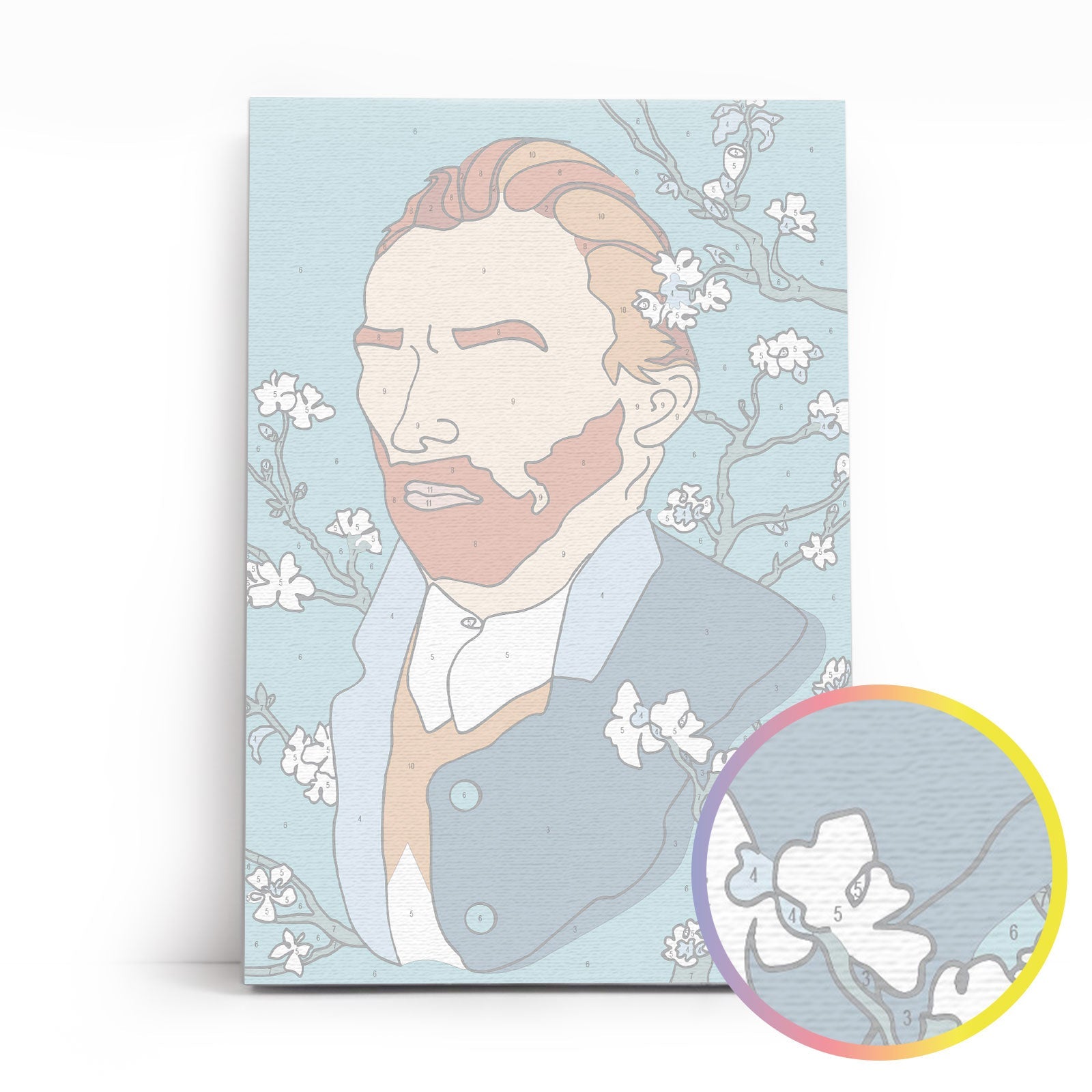 Paint by Numbers 20x30 cm | Van Gogh self portrait (MC1140e) – Painting by numbers | Varvikas.Shop