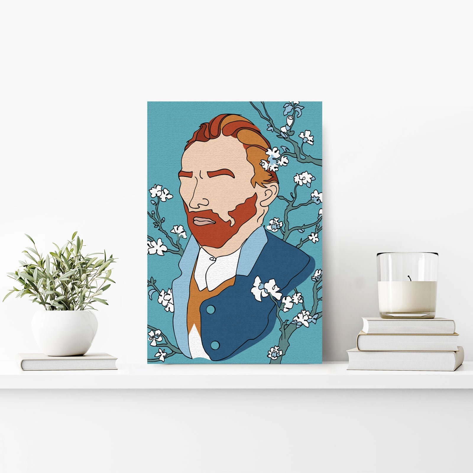Paint by Numbers 20x30 cm | Van Gogh self portrait (MC1140e) – Painting by numbers | Varvikas.Shop