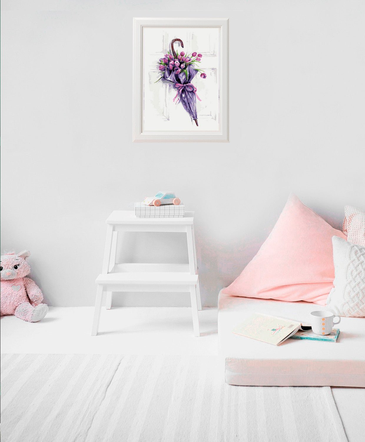 Paint by Numbers 30x40 cm | Flower umbrella (ME1083e) – Painting by numbers | Varvikas.Shop