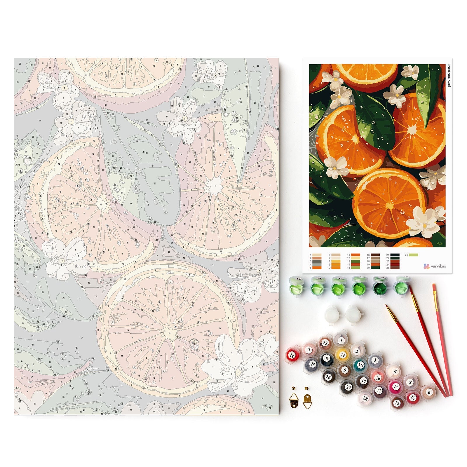 Paint by Numbers 30x40 cm | Juicy Sunshine (ME1174e) – Painting by numbers | Varvikas.Shop