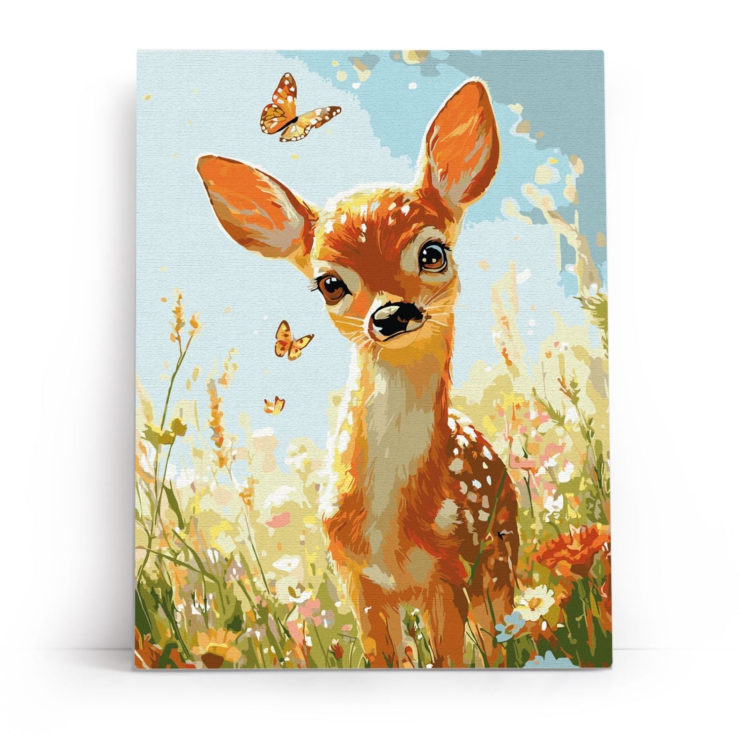 Paint by Numbers 30x40 cm | Little Fawn (ME1179e) – Painting by numbers | Varvikas.Shop