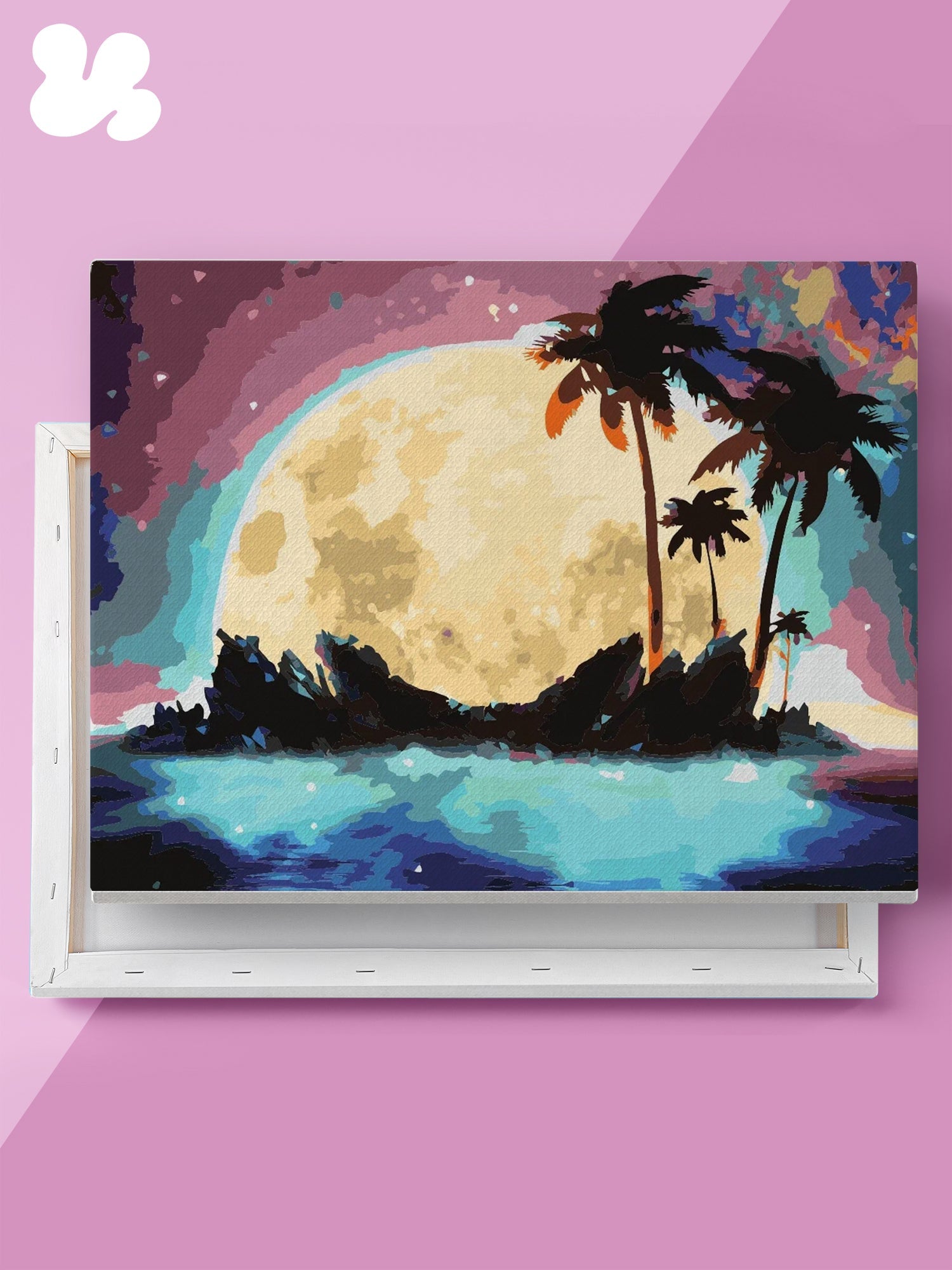 Paint by Numbers 30x40 cm | Magical moon (ME1148e) – Painting by numbers | Varvikas.Shop