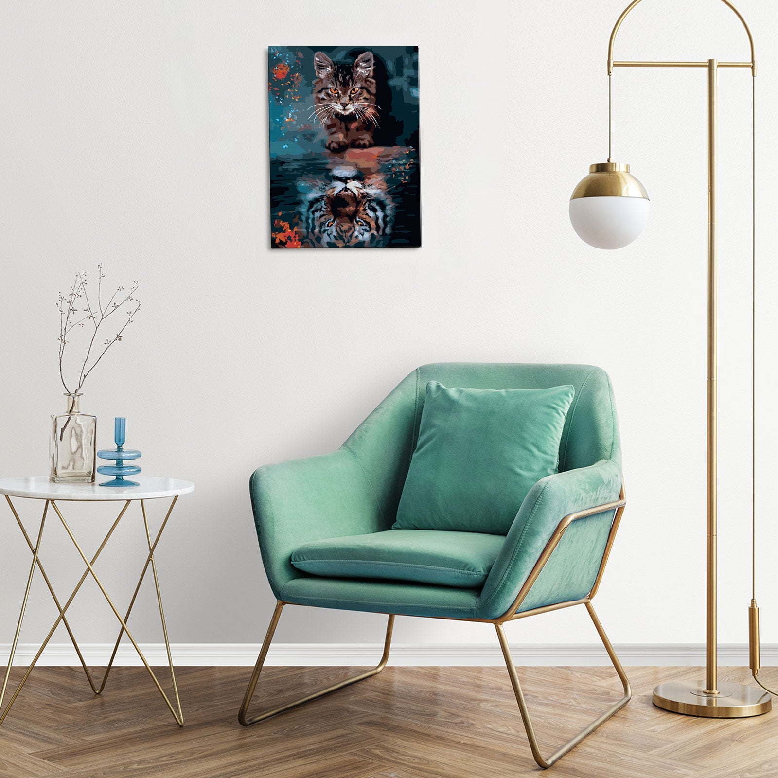 Paint by Numbers 30x40 cm | Self - Reflection (ME1159e) – Painting by numbers | Varvikas.Shop