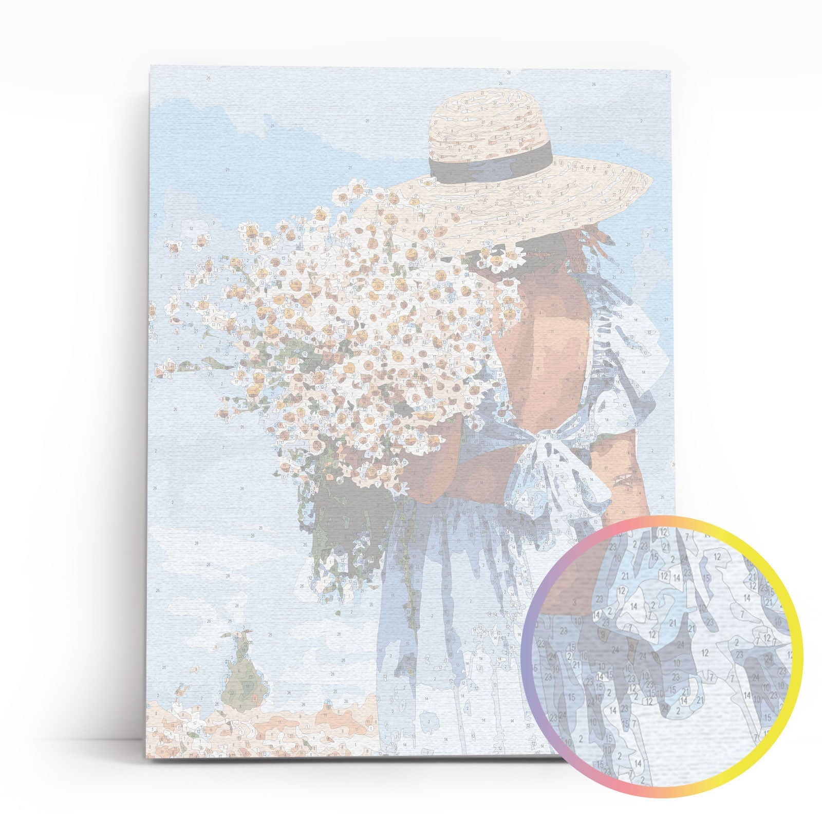 Paint by Numbers 30x40 cm | Summer walk (ME1151e) – Painting by numbers | Varvikas.Shop