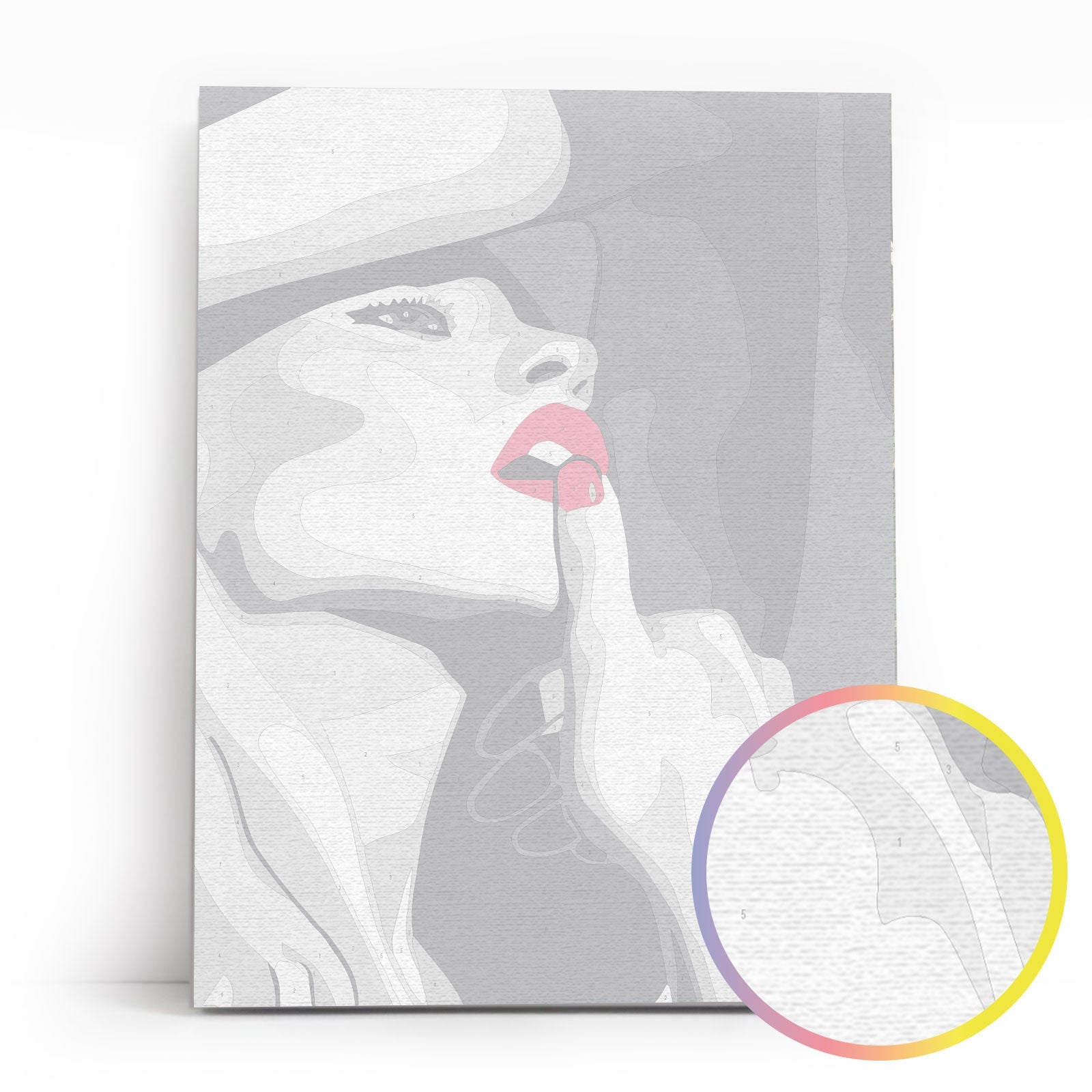 Paint by Numbers 30x40 cm | Tempting carmine (ME1167e) – Painting by numbers | Varvikas.Shop