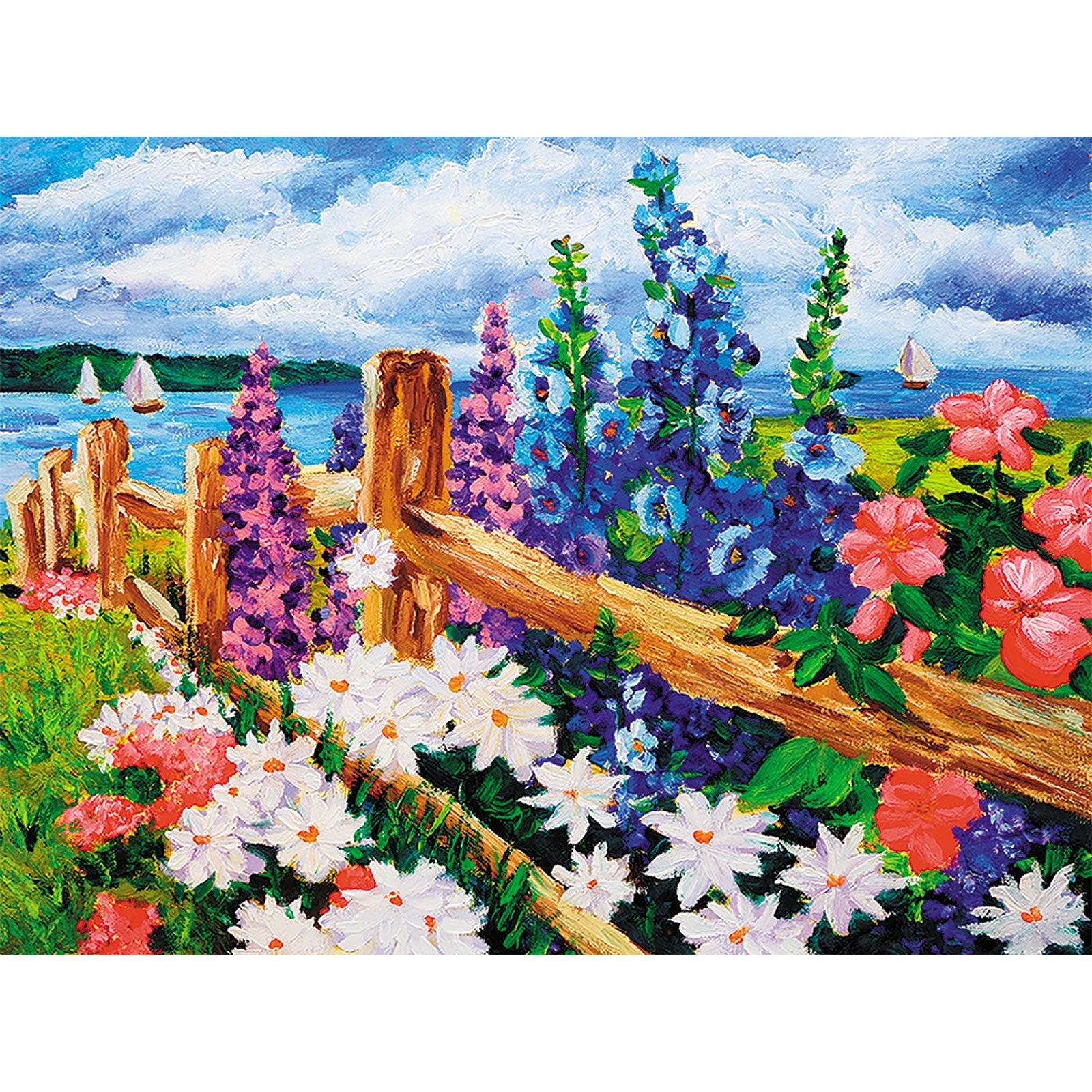 Paint by Numbers 30x40 cm | Village Outskirts (ME050e) – Painting by numbers | Varvikas.Shop