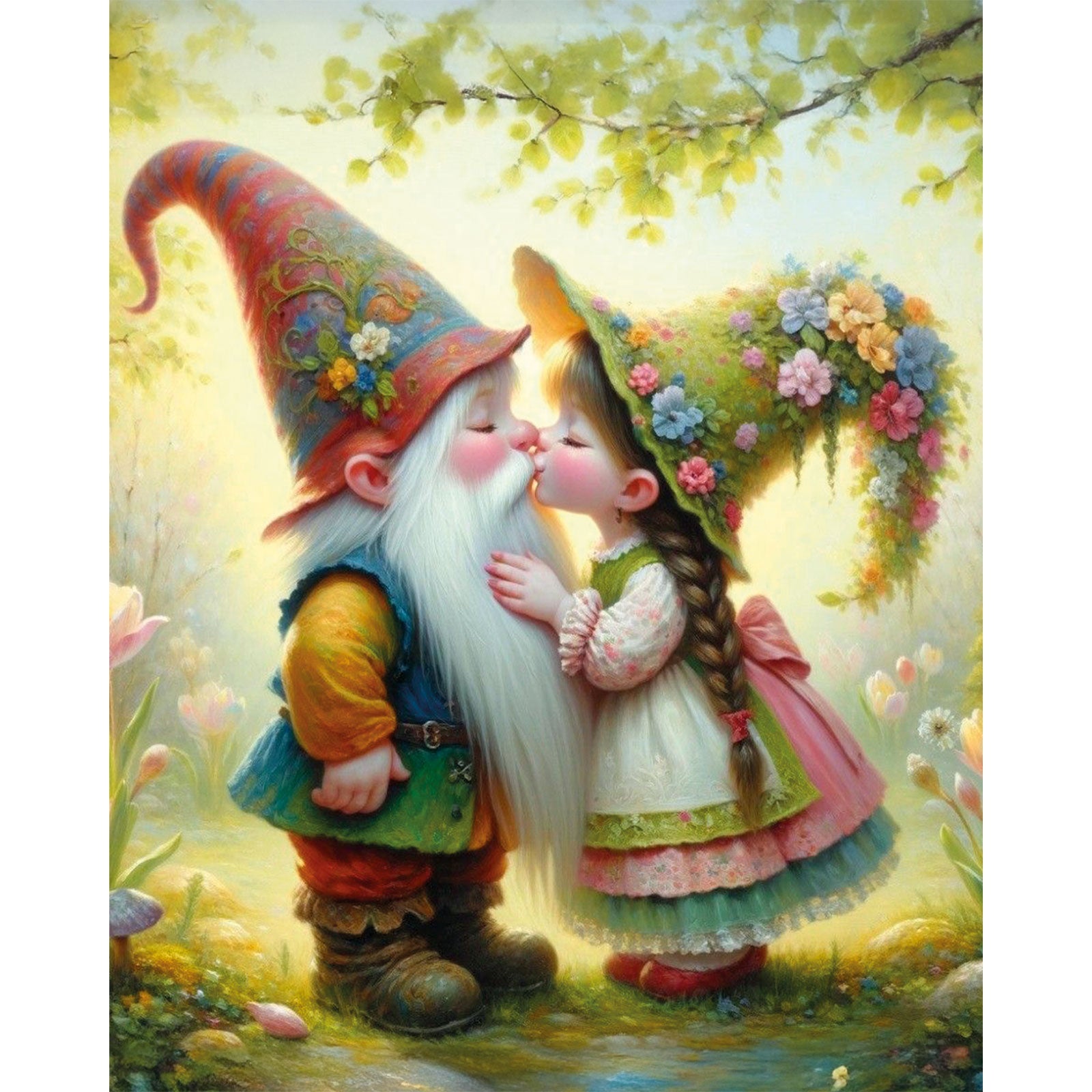 Paint by Numbers 40×50 cm, A Tale for Two (MG2535e) – Painting by numbers | Varvikas.Shop