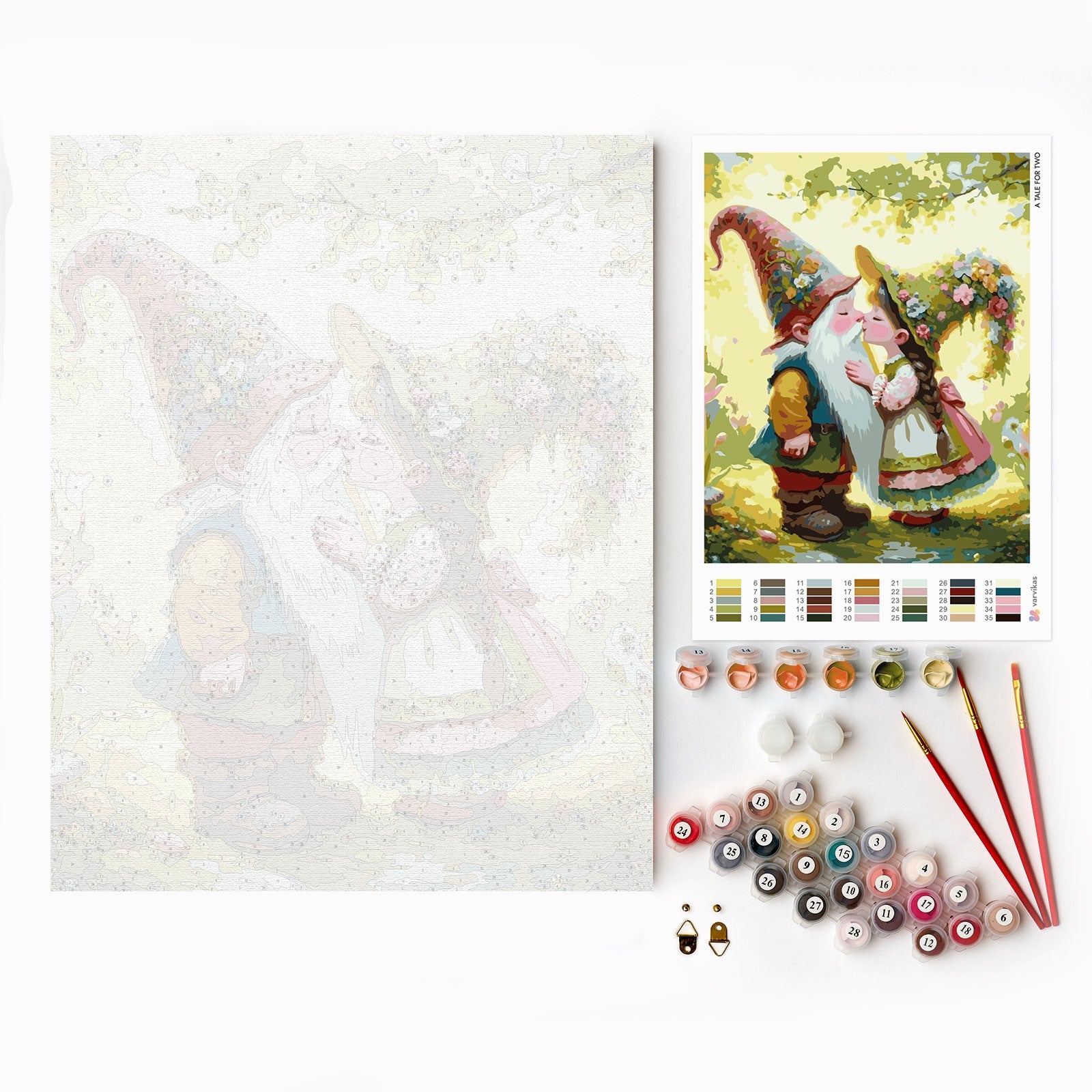 Paint by Numbers 40×50 cm, A Tale for Two (MG2535e) – Painting by numbers | Varvikas.Shop