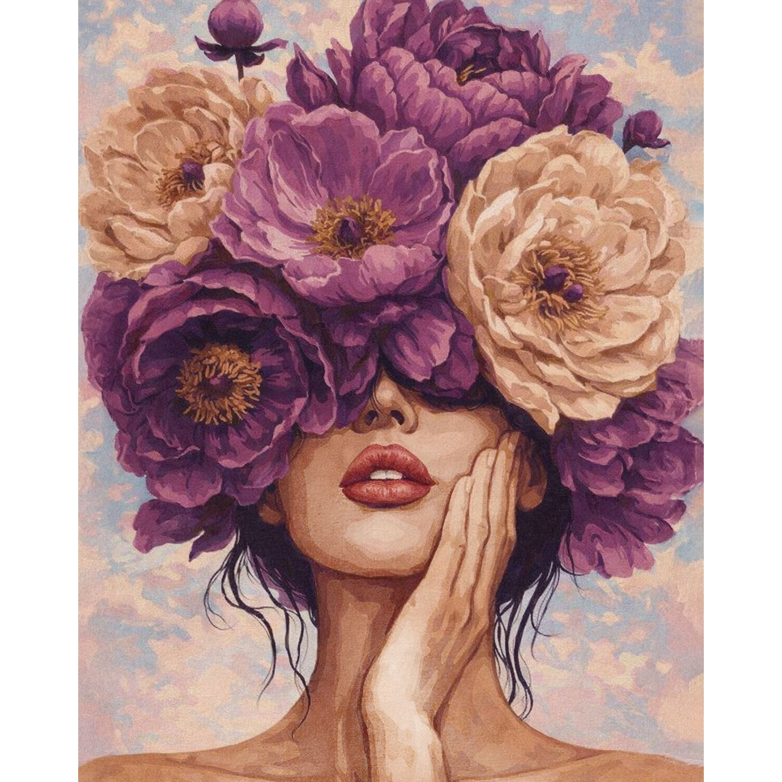 Paint by Numbers 40×50 cm, Floral Soul (MG2543e) – Painting by numbers | Varvikas