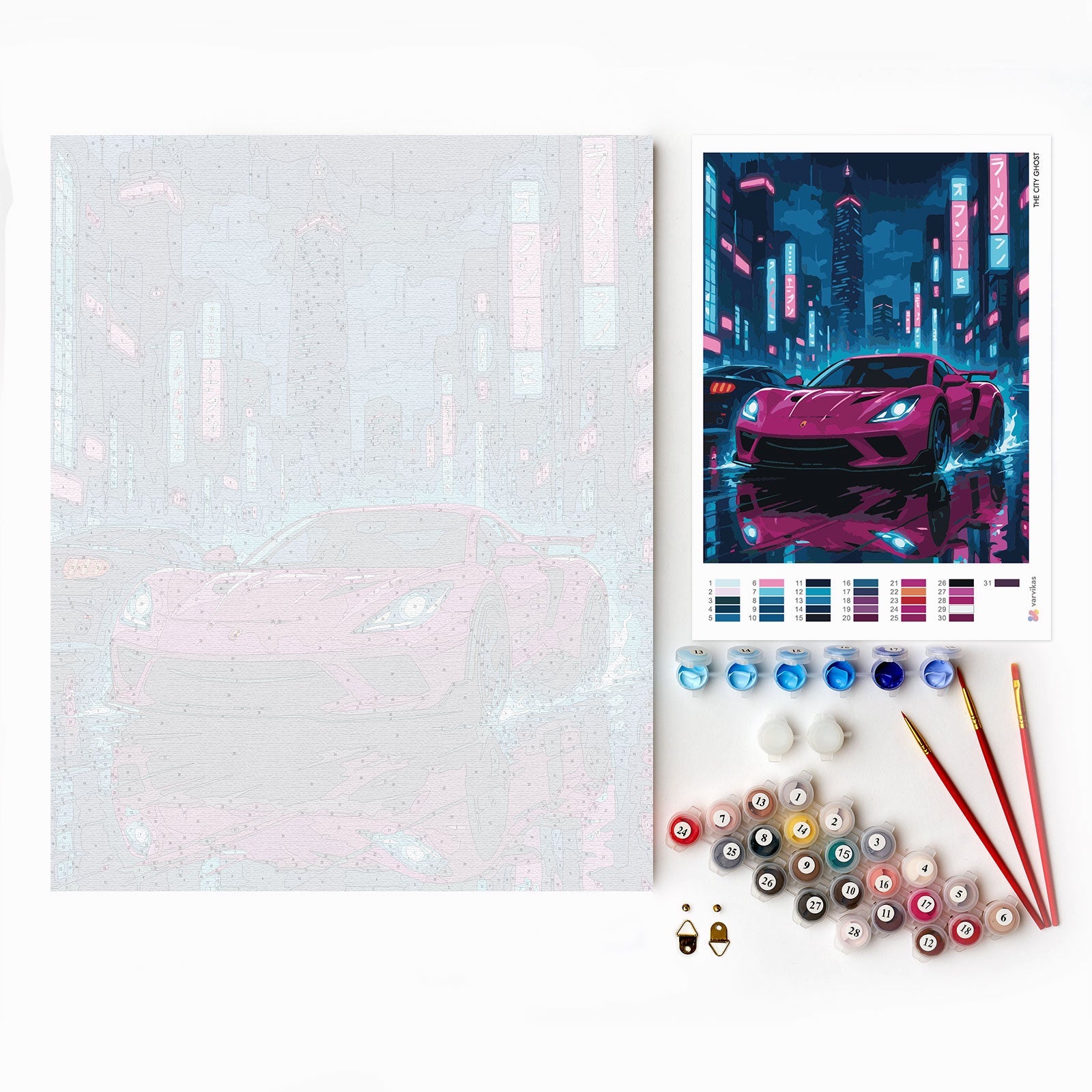 Paint by Numbers 40×50 cm, The City Ghost (MG2538e) – Painting by numbers | Varvikas.Shop