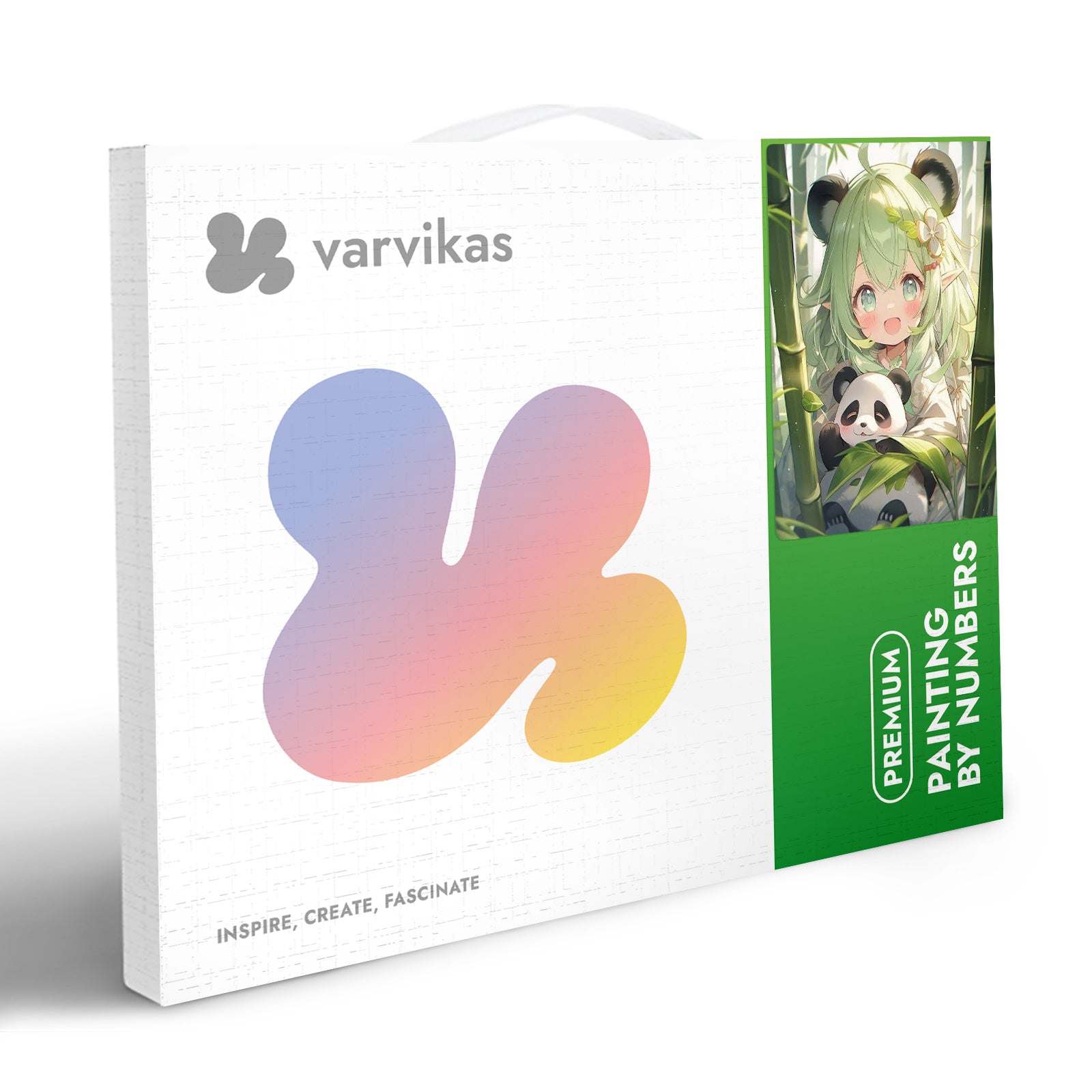 Paint by Numbers 40x50 cm | A girl with a panda (MG2488e) – Painting by numbers | Varvikas.Shop