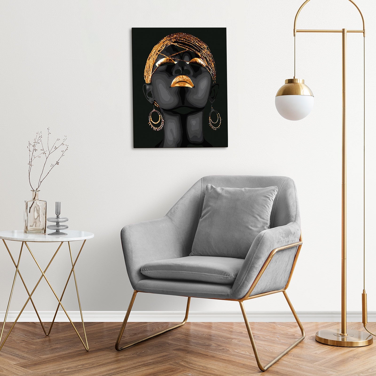 Paint by Numbers 40x50 cm | African grace (MG2491e) – Painting by numbers | Varvikas.Shop