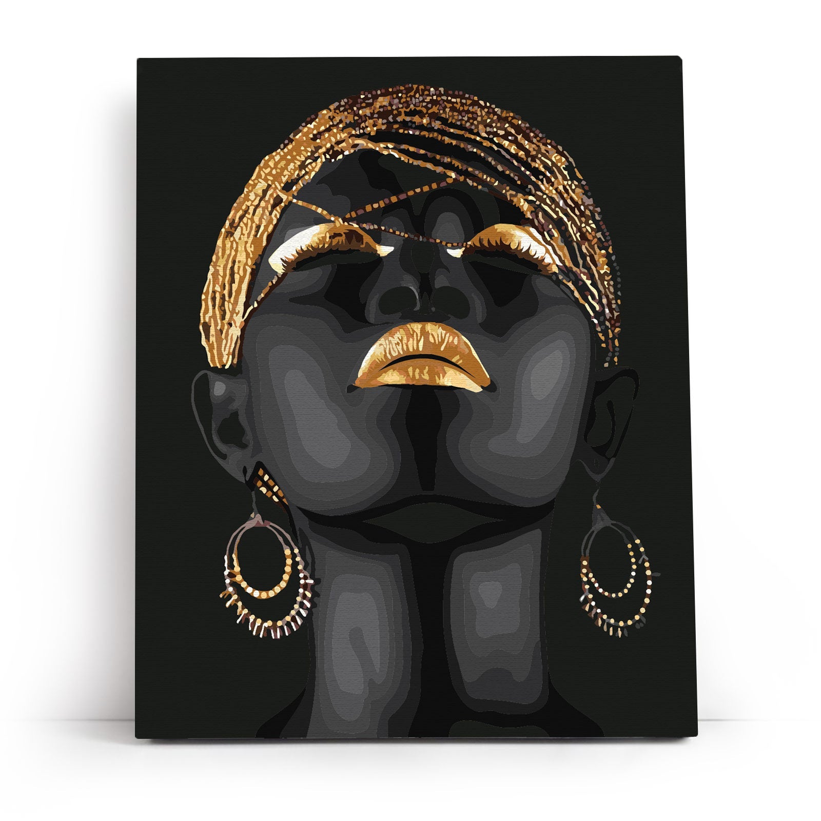 Paint by Numbers 40x50 cm | African grace (MG2491e) – Painting by numbers | Varvikas.Shop