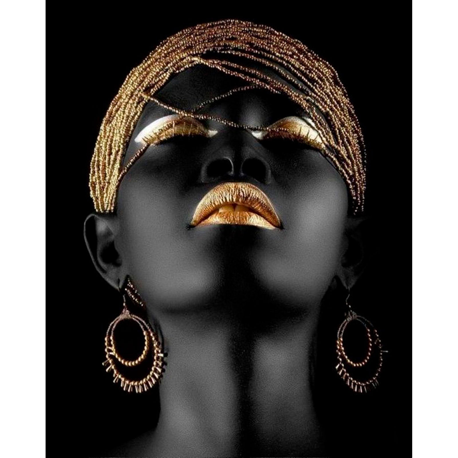 Paint by Numbers 40x50 cm | African grace (MG2491e) – Painting by numbers | Varvikas.Shop