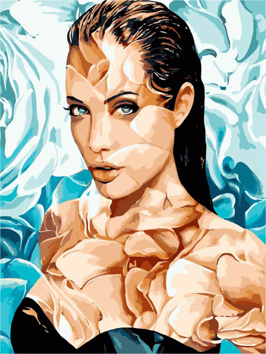 Paint by Numbers 40x50 cm | Angelina (MG2107e) – Painting by numbers | Varvikas.Shop
