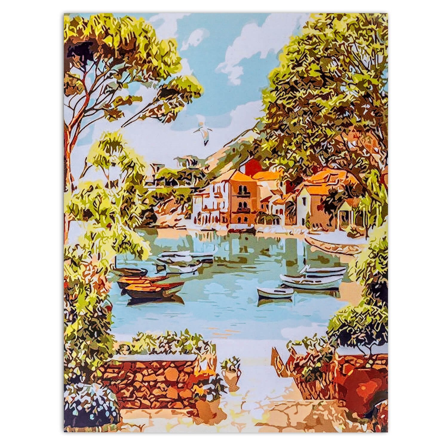 Paint by Numbers 40x50 cm | Bay of happiness (MG2098e) – Painting by numbers | Varvikas.Shop