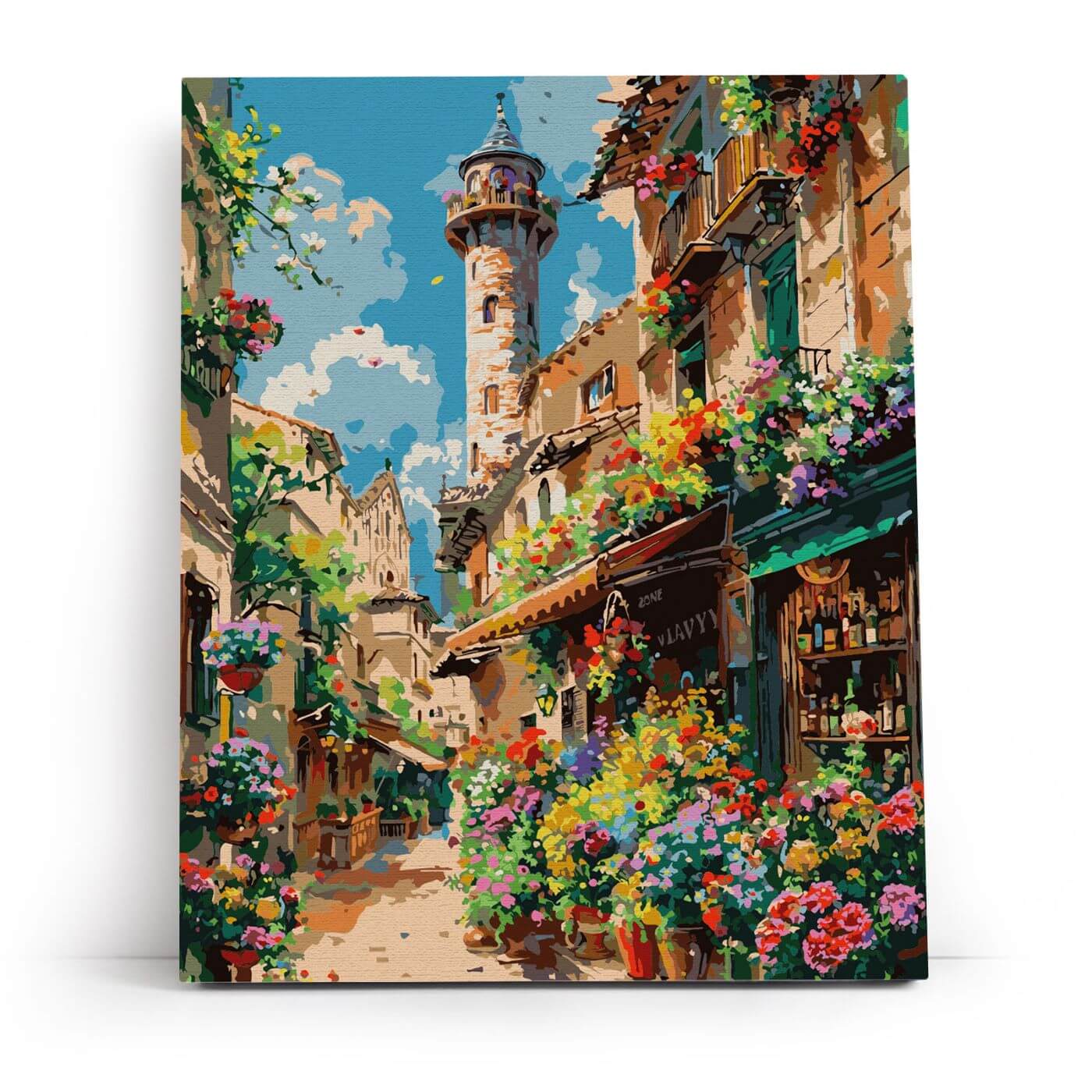 Paint by Numbers 40x50 cm | Blooming Street (MG2509e) – Painting by numbers | Varvikas.Shop