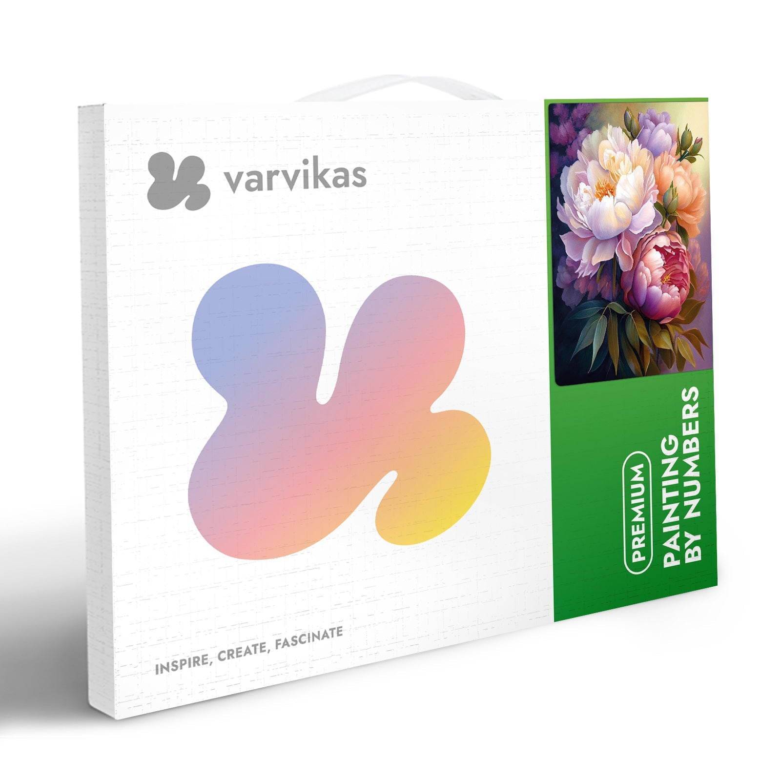 Paint by Numbers 40x50 cm | Blossoming peonies (MG2472e) – Painting by numbers | Varvikas.Shop
