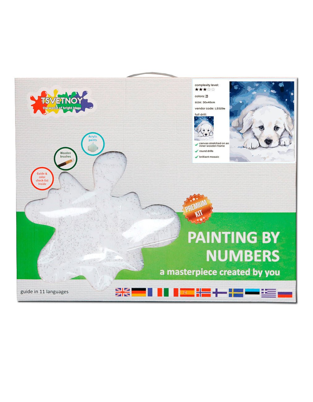 Paint by Numbers 40x50 cm | Bringing happiness (MG2084e) – Painting by numbers | Varvikas.Shop