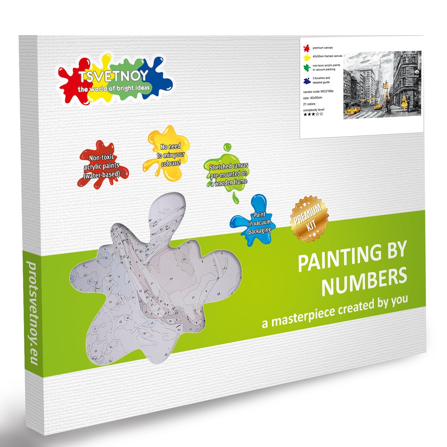 Paint by Numbers 40x50 cm | Capital City (MG2168e) – Painting by numbers | Varvikas.Shop