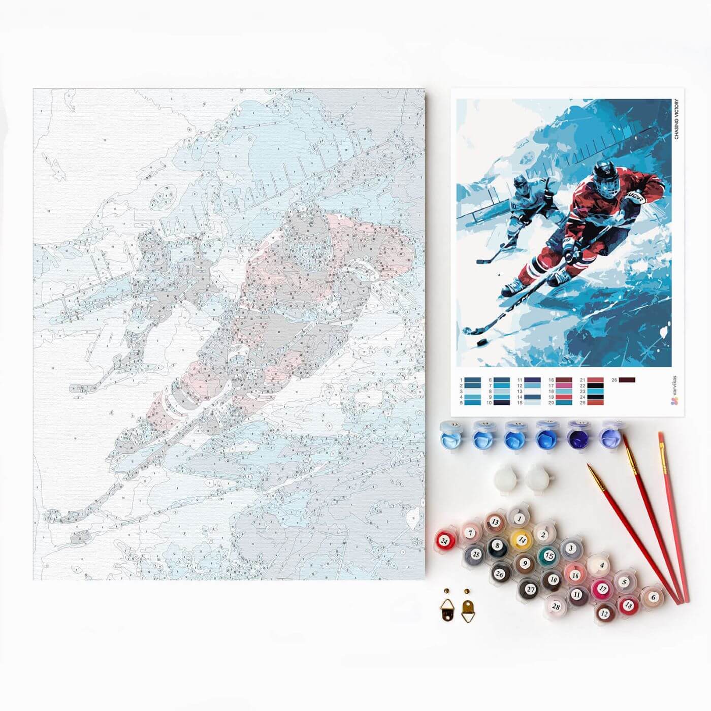 Paint by Numbers 40x50 cm | Chasing Victory (MG2521e) – Painting by numbers | Varvikas.Shop