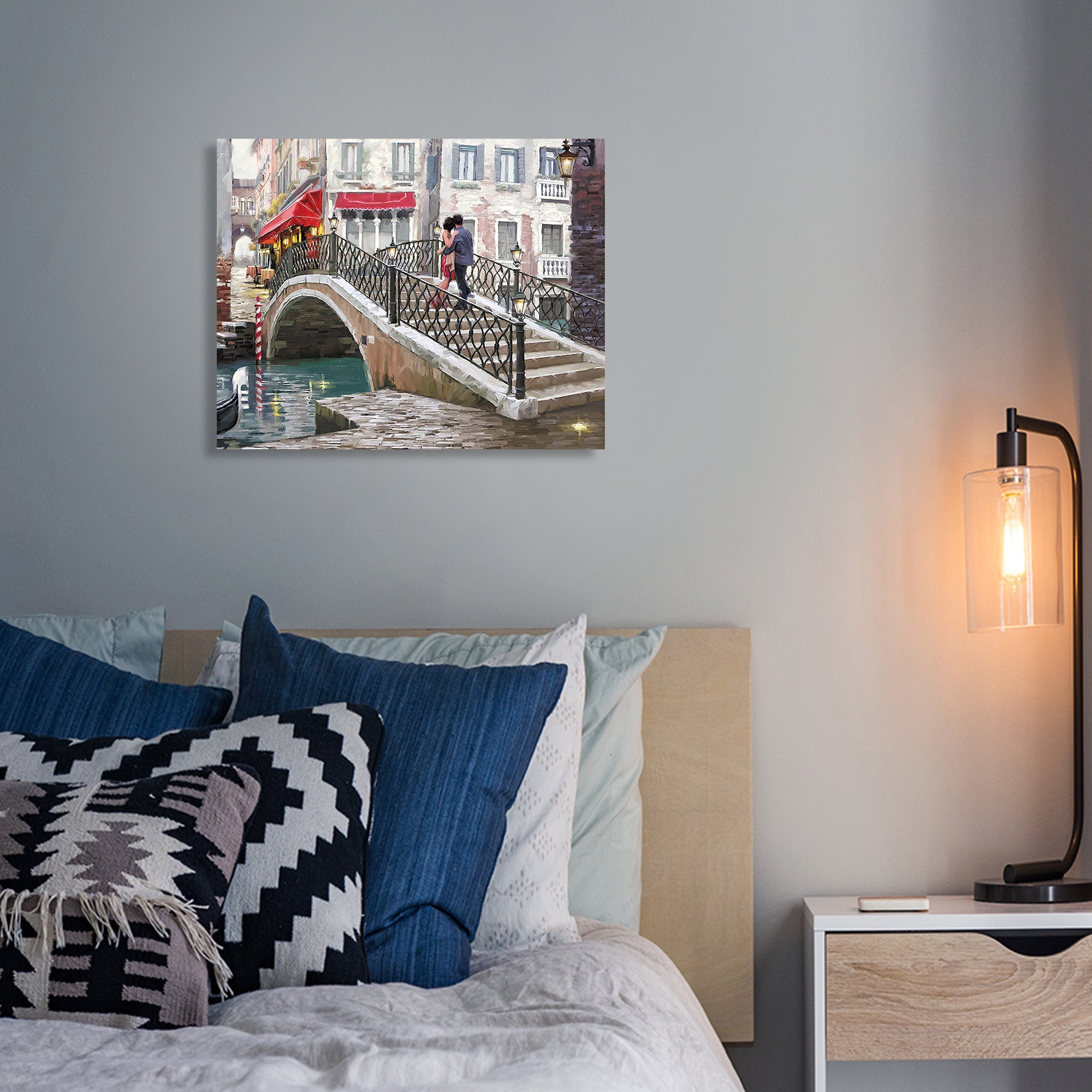 Paint by Numbers 40x50 cm | City Bridge (MG2205e) – Painting by numbers | Varvikas.Shop