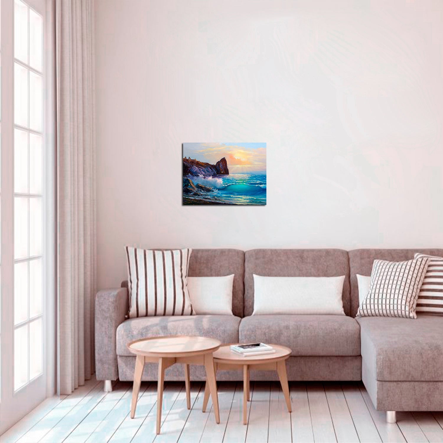 Paint by Numbers 40x50 cm | Coastal Landscape (MG2169e) – Painting by numbers | Varvikas.Shop