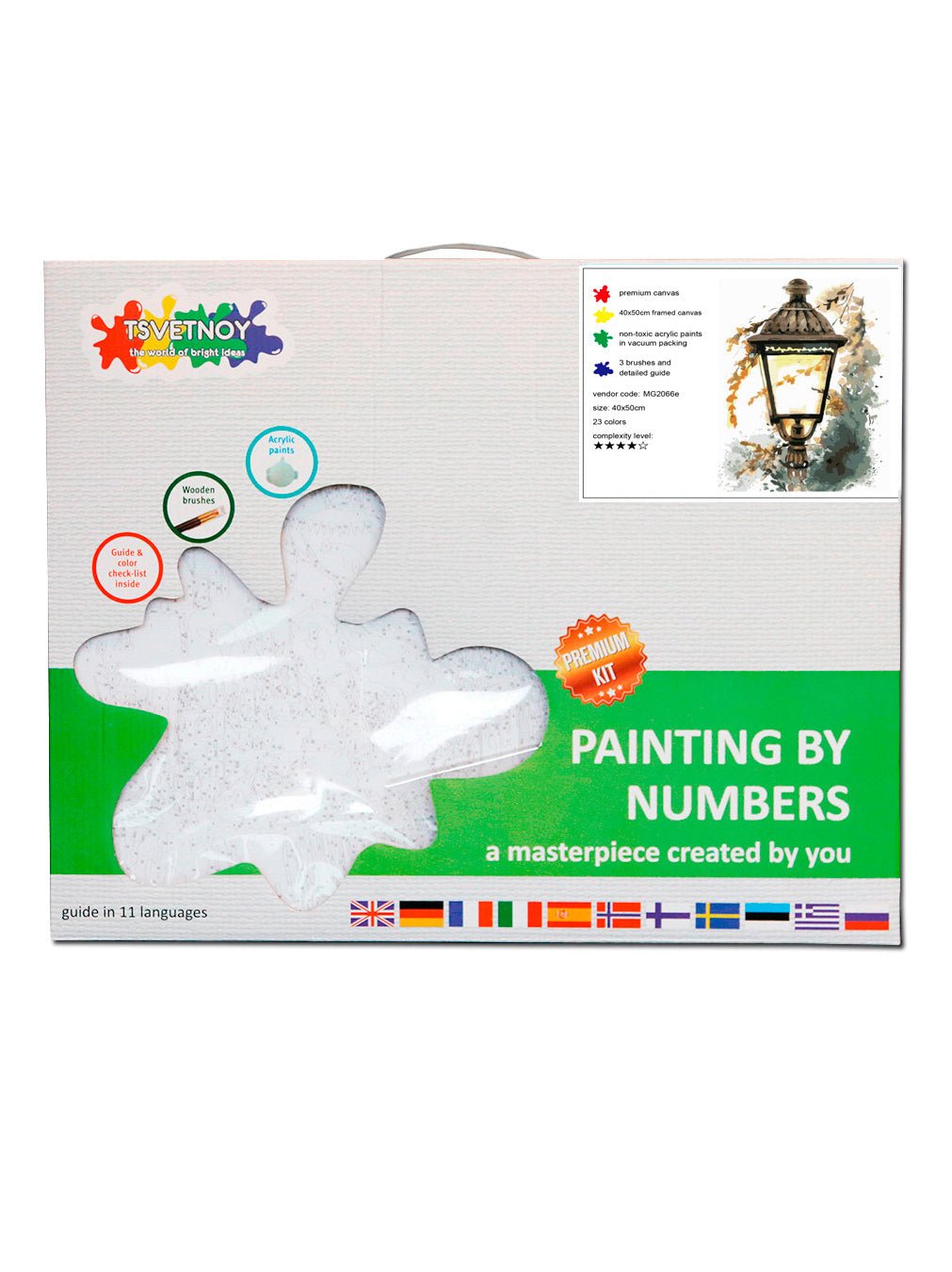 Paint by Numbers 40x50 cm | Cold autumn (MG2066e) – Painting by numbers | Varvikas.Shop