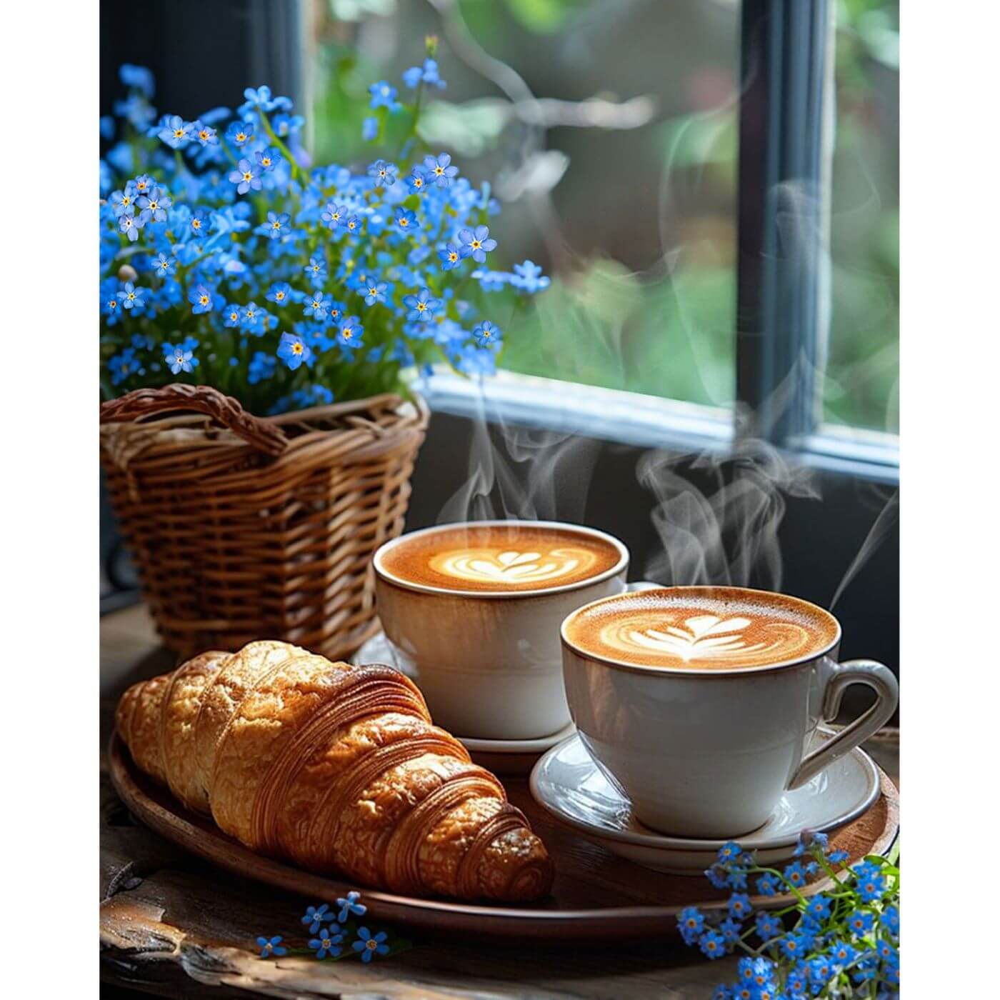 Paint by Numbers 40x50 cm | Cozy Morning Moments (MG2494e) – Painting by numbers | Varvikas.Shop