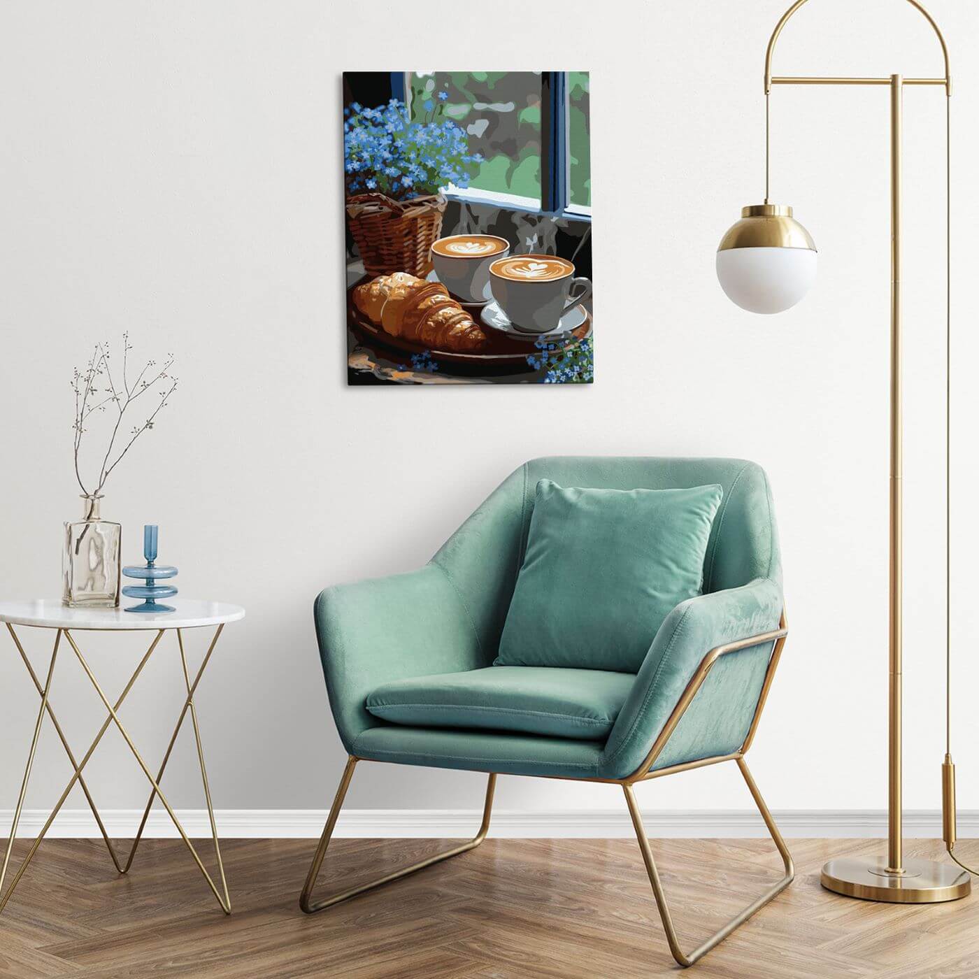 Paint by Numbers 40x50 cm | Cozy Morning Moments (MG2494e) – Painting by numbers | Varvikas.Shop