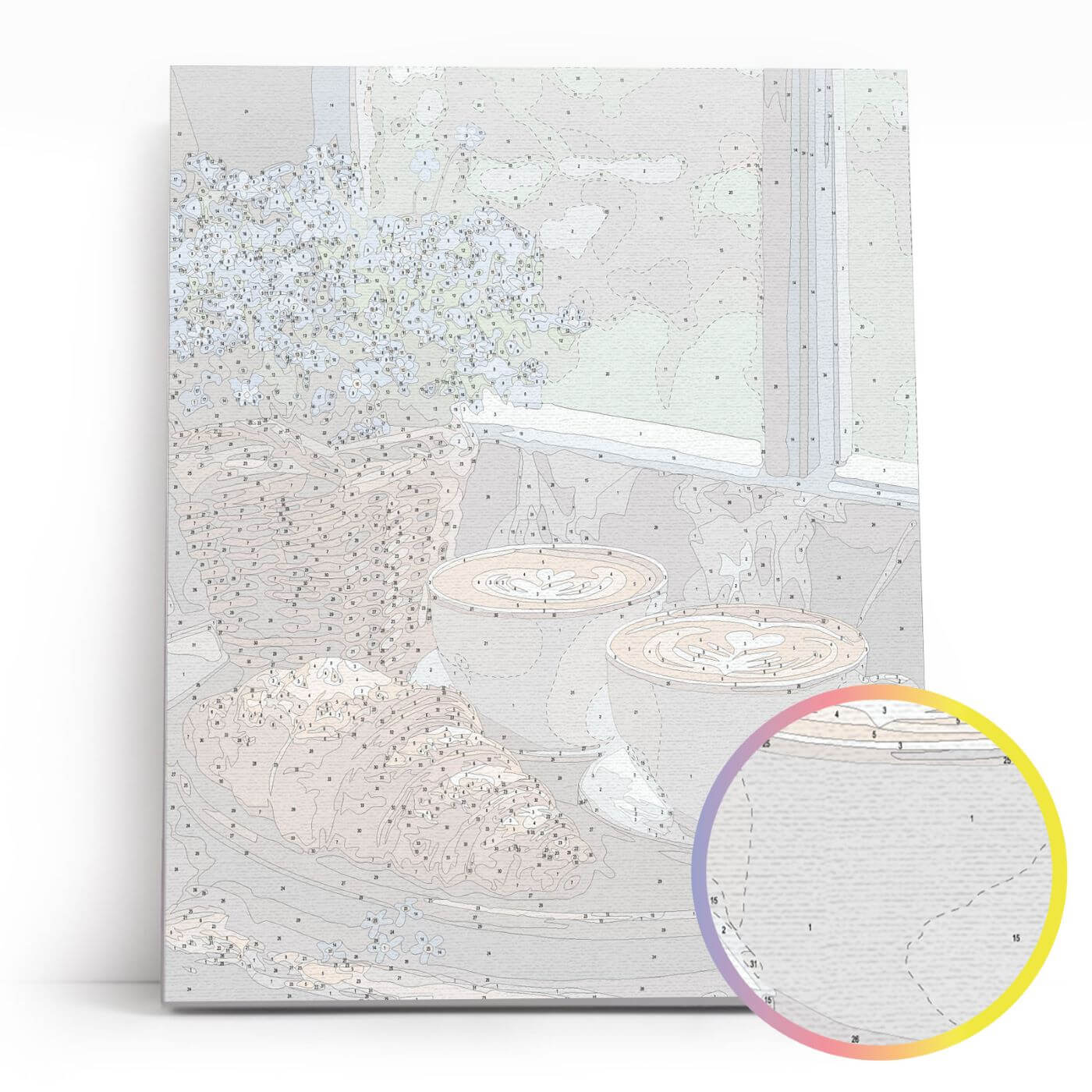 Paint by Numbers 40x50 cm | Cozy Morning Moments (MG2494e) – Painting by numbers | Varvikas.Shop