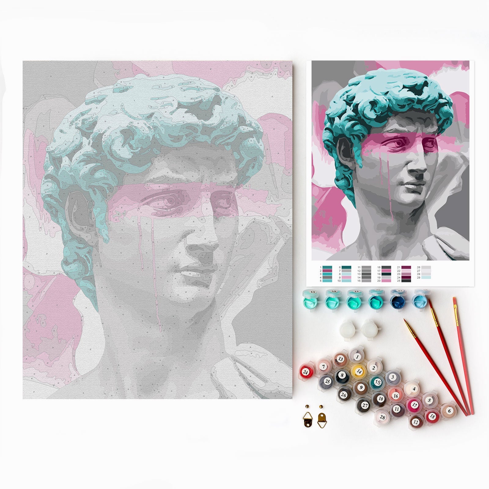 Paint by Numbers 40x50 cm | David (MG2465e) – Painting by numbers | Varvikas.Shop