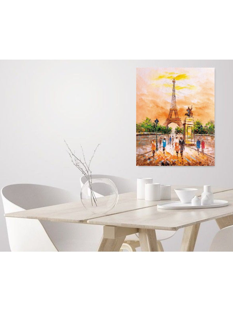 Paint by Numbers 40x50 cm | Eiffel Tower (MG2405e) – Painting by numbers | Varvikas.Shop