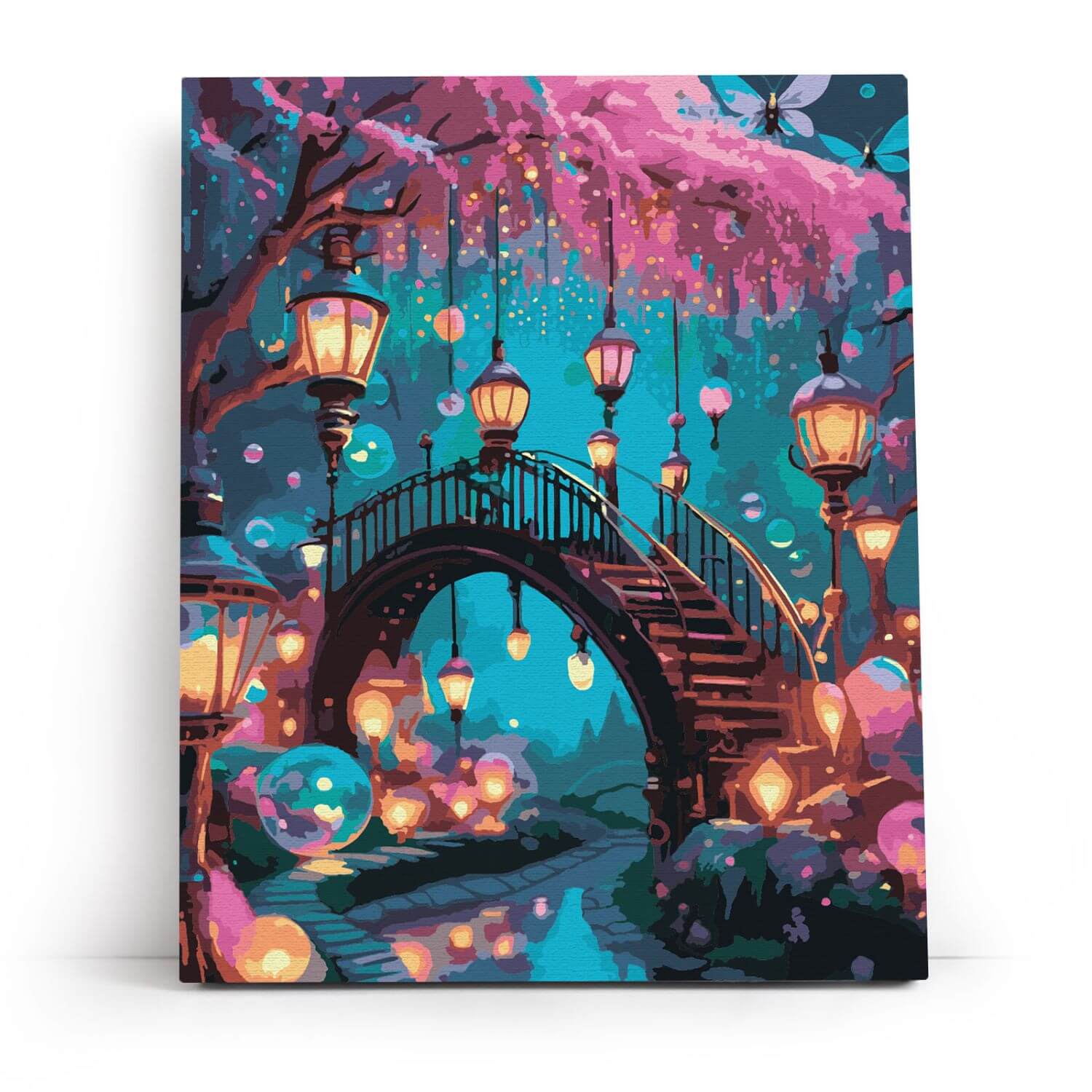Paint by Numbers 40x50 cm | Enchanted Street (MG2496e) – Painting by numbers | Varvikas.Shop