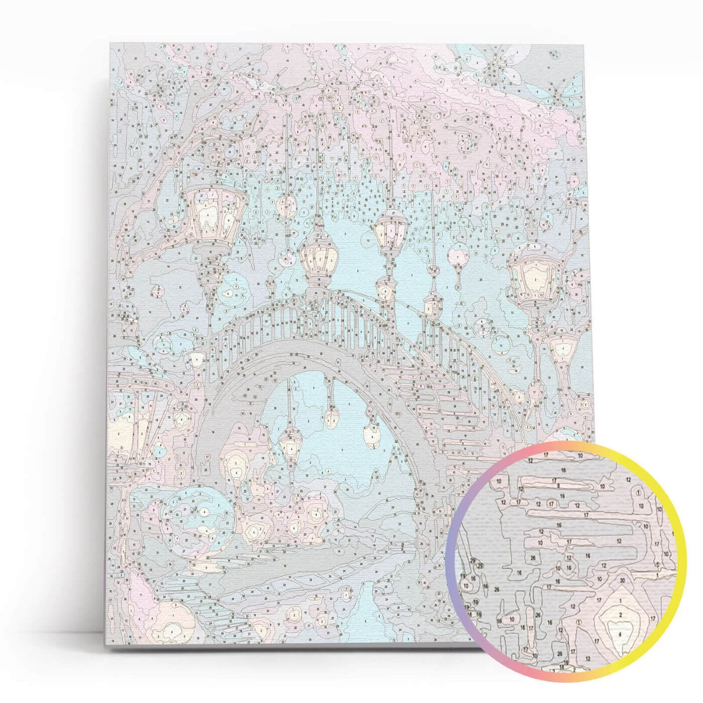 Paint by Numbers 40x50 cm | Enchanted Street (MG2496e) – Painting by numbers | Varvikas.Shop