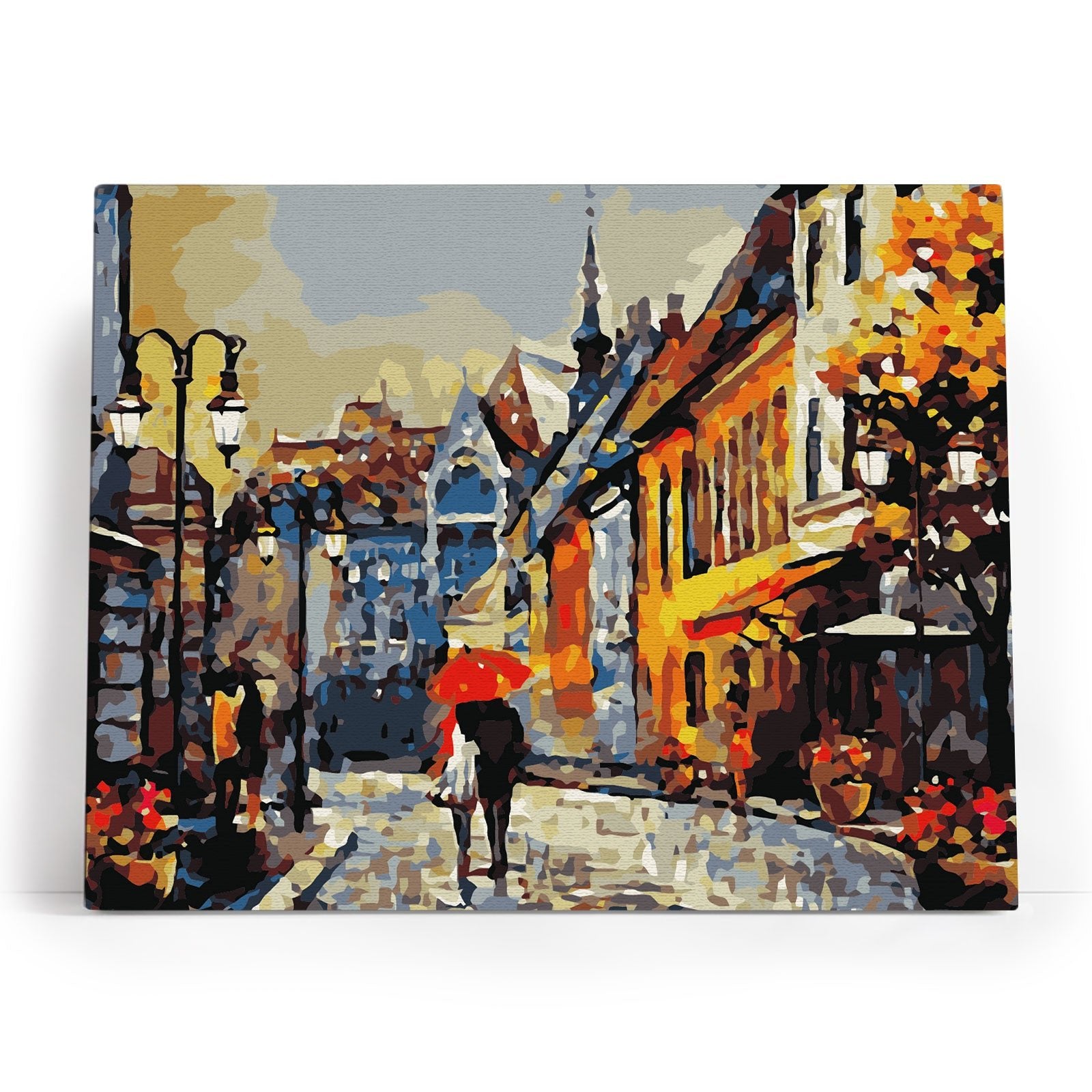 Paint by Numbers 40x50 cm | European Town (MG2159e) – Painting by numbers | Varvikas.Shop