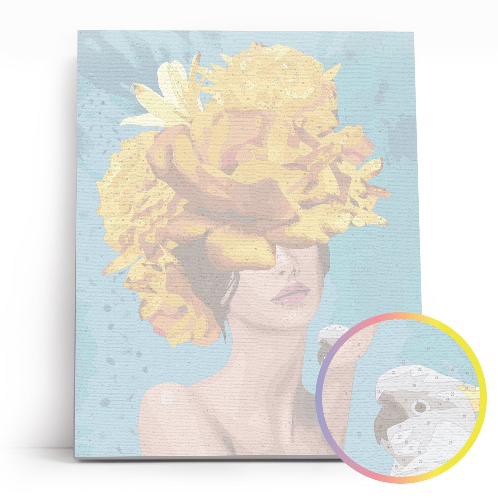 Paint by Numbers 40x50 cm | Flower Dream in Orange (MG2429e) – Painting by numbers | Varvikas.Shop