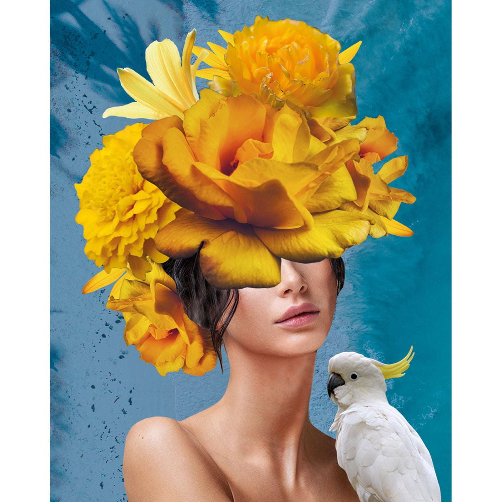 Paint by Numbers 40x50 cm | Flower Dream in Orange (MG2429e) – Painting by numbers | Varvikas.Shop