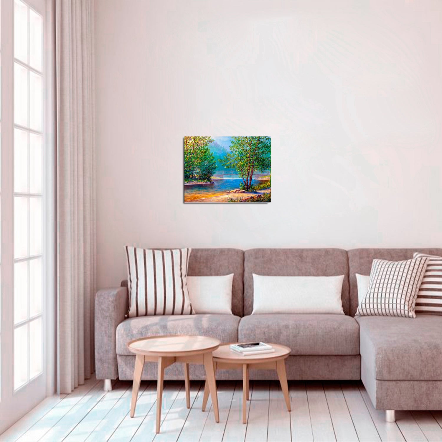 Paint by Numbers 40x50 cm | Lake Landscape (MG2151e) – Painting by numbers | Varvikas.Shop