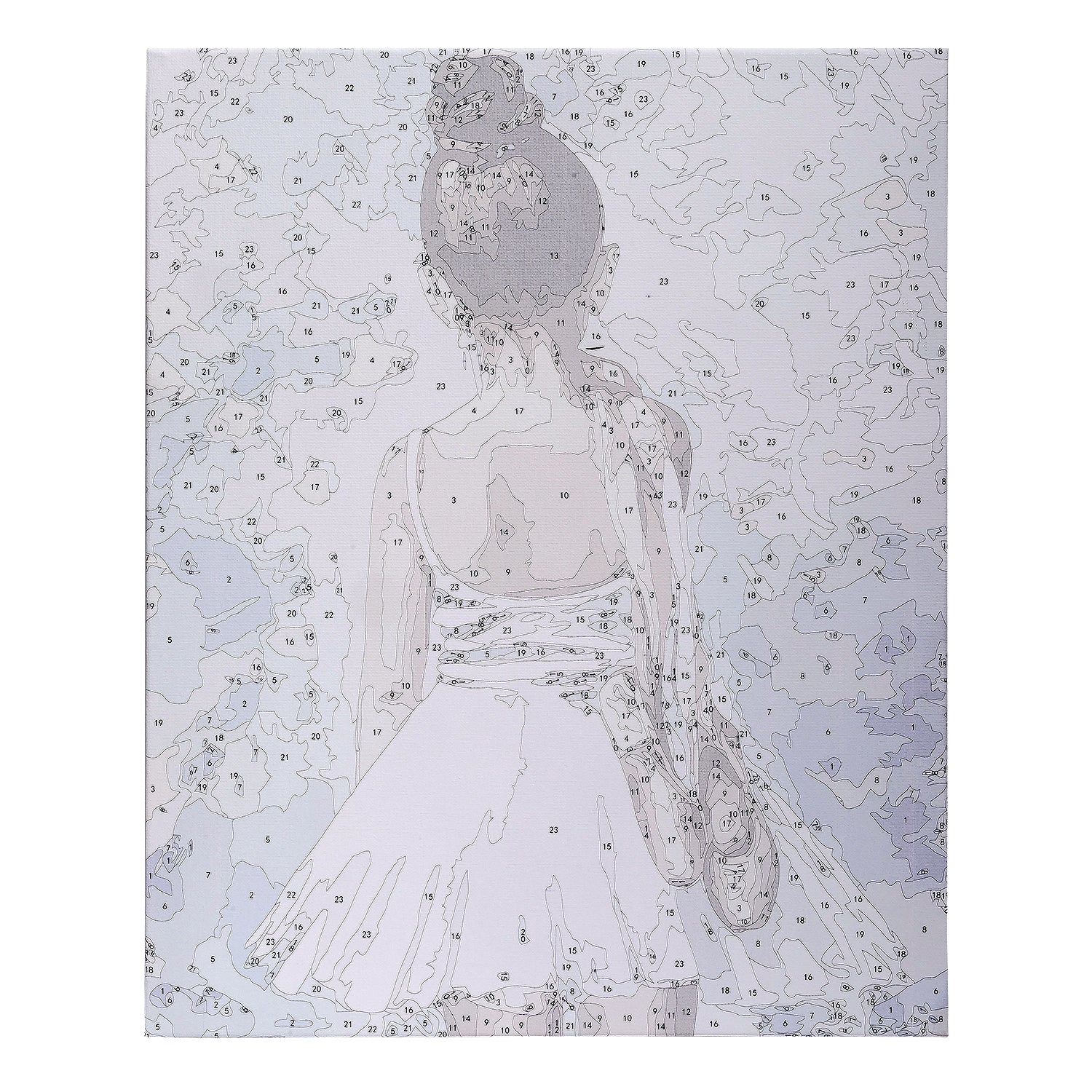 Paint by Numbers 40x50 cm | Little ballerina (MG2054e) – Painting by numbers | Varvikas.Shop