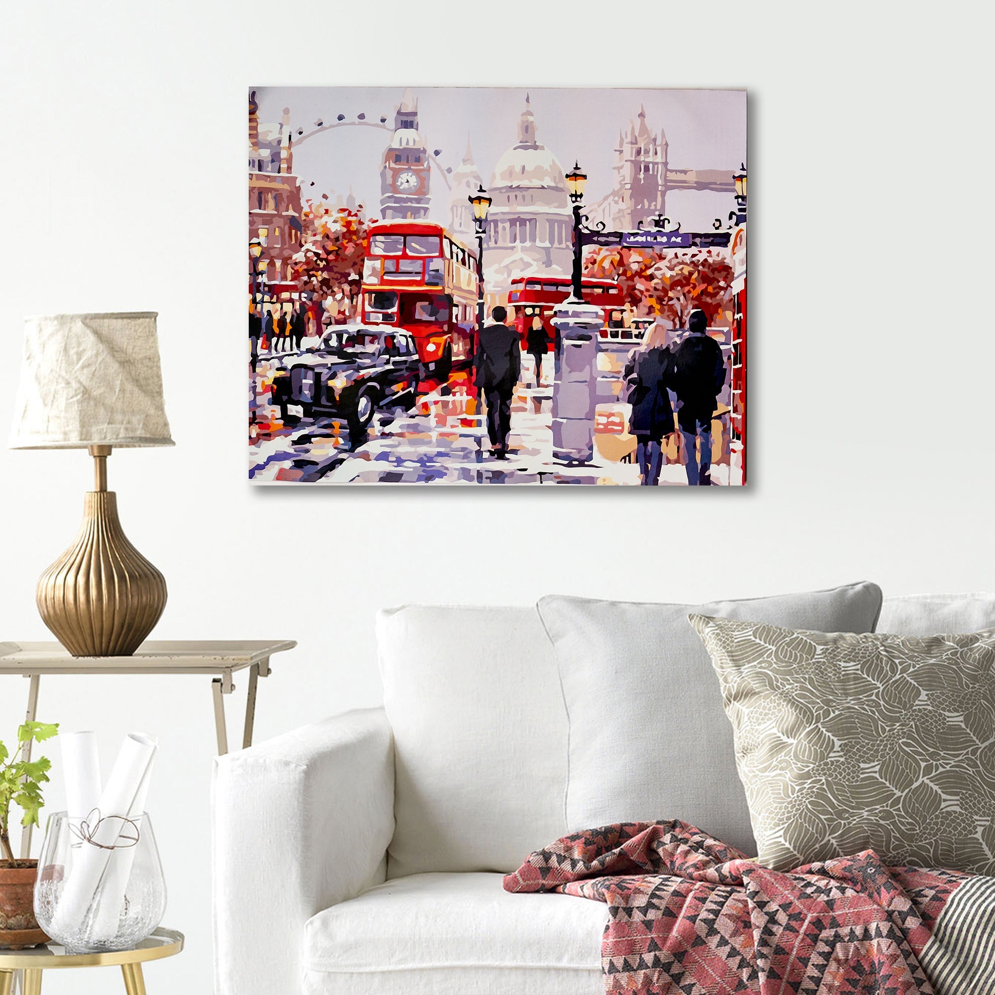 Paint by Numbers 40x50 cm | London Street (MG2204e) – Painting by numbers | Varvikas.Shop