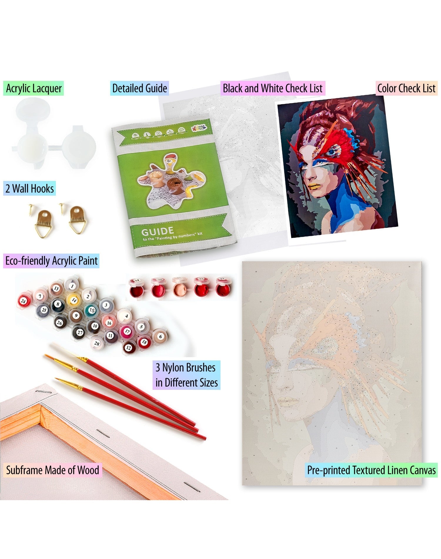 Paint by Numbers 40x50 cm | Masquerade (MG2149e) – Painting by numbers | Varvikas.Shop