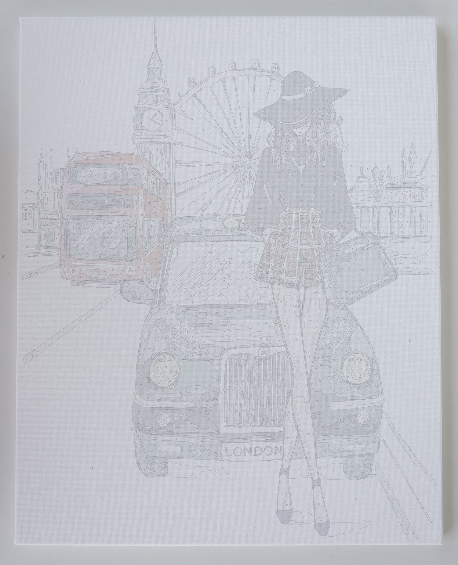 Paint by Numbers 40x50 cm | Meeting in London (MG2147e) – Painting by numbers | Varvikas.Shop