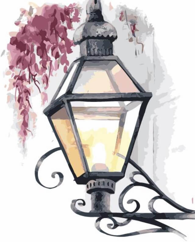 Paint by Numbers 40x50 cm | Mysterious light (MG2067e) – Painting by numbers | Varvikas.Shop