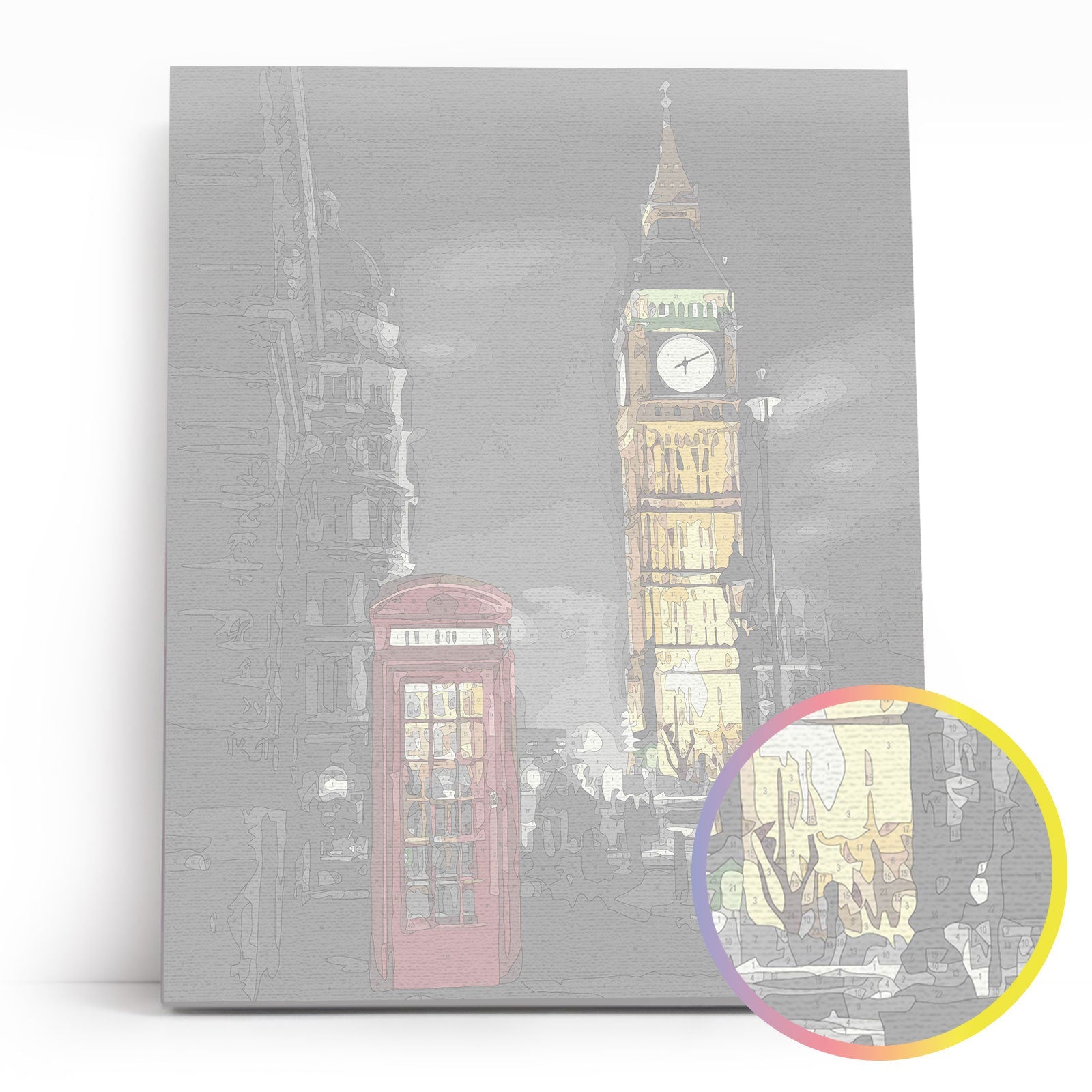 Paint by Numbers 40x50 cm | Night in London (MG2463e) – Painting by numbers | Varvikas.Shop